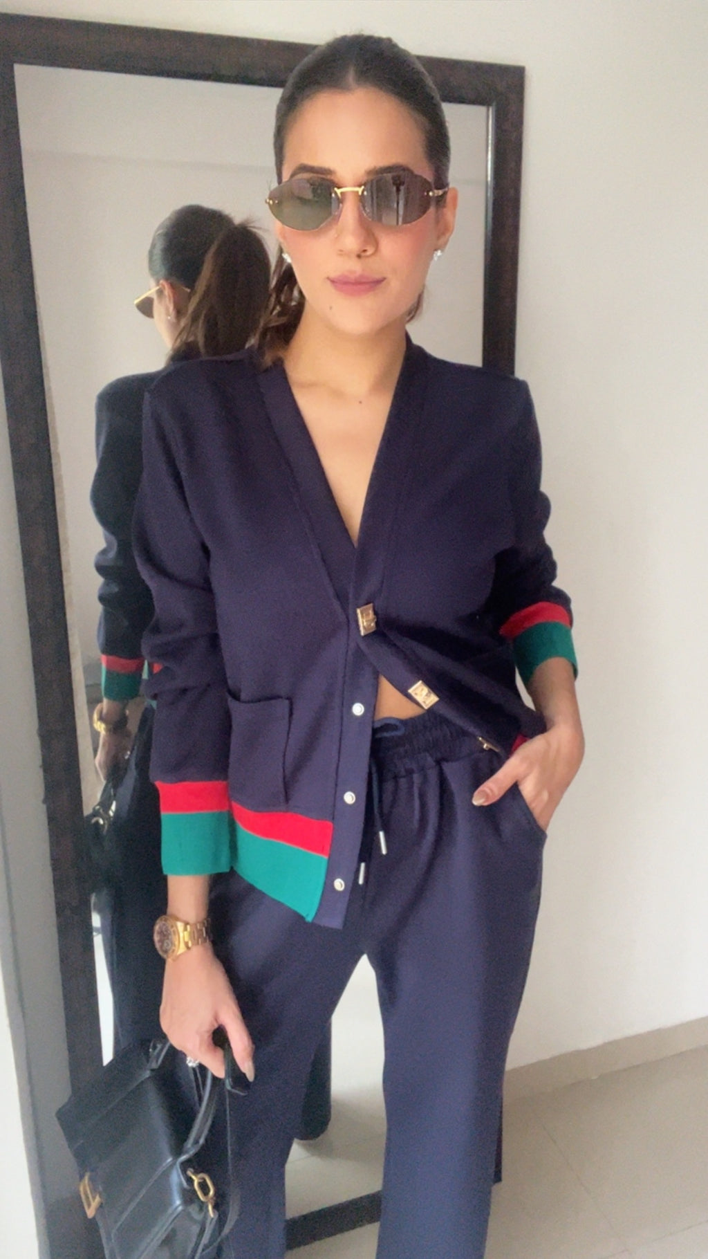 Buttoned Cozy Fall Lounge Set