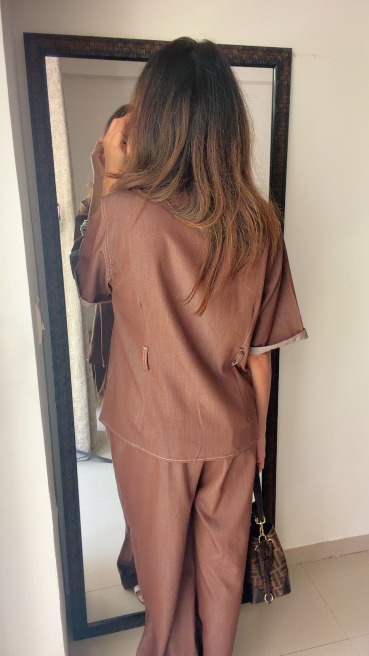 Mocha Airy Co-ord Set