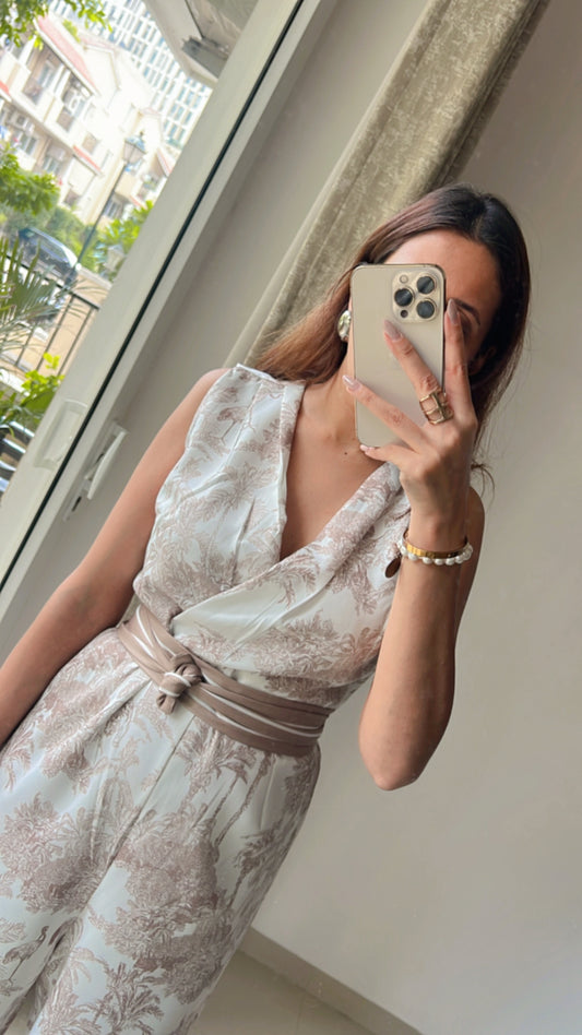 Printed Dainty Jumpsuit