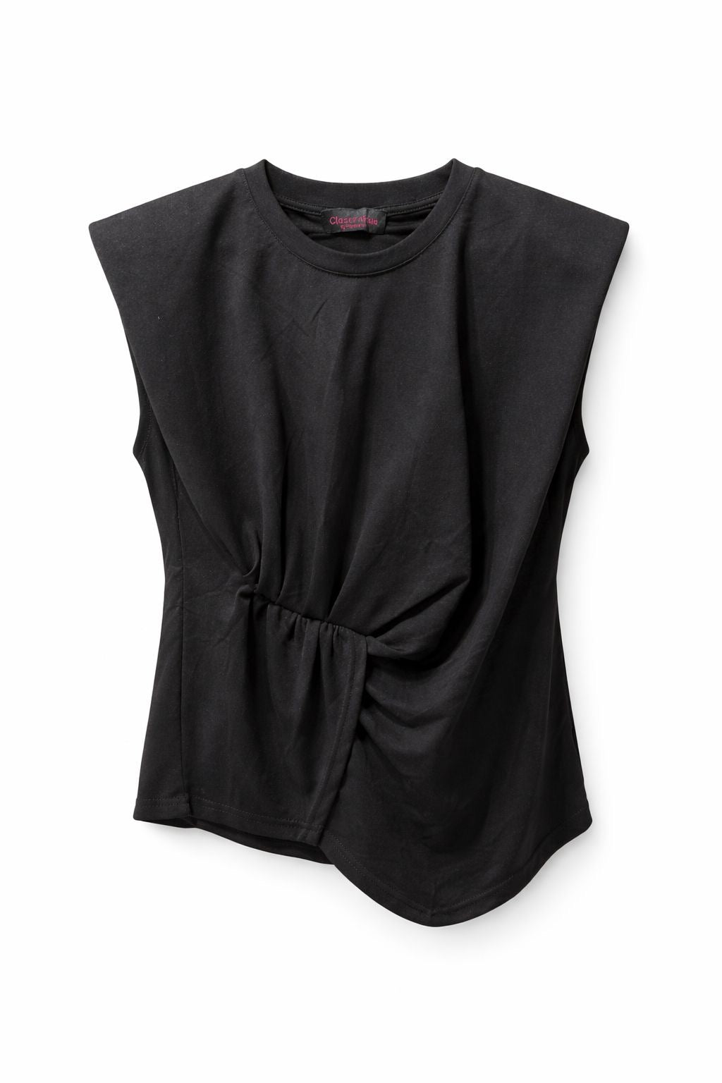 Shoulder Padded Tee Top