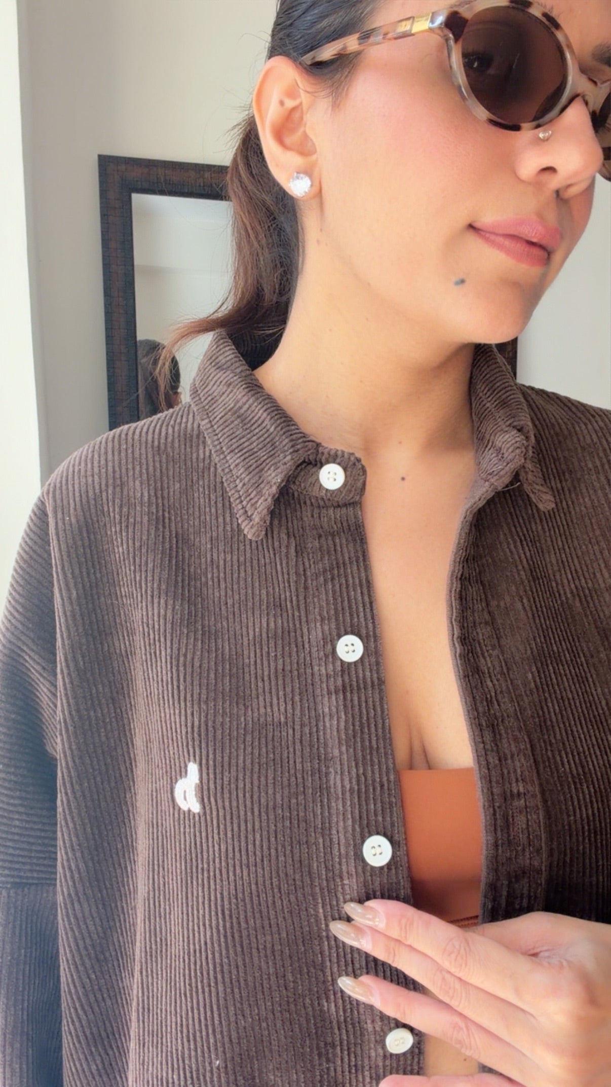 Corduroy Reversible Cuff Fall Shirt