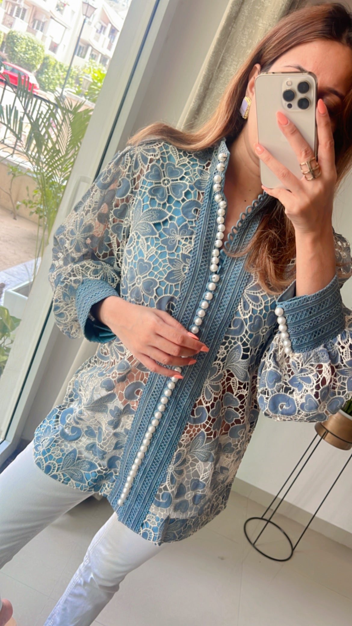 Lace Pearl Overdosed Shirt
