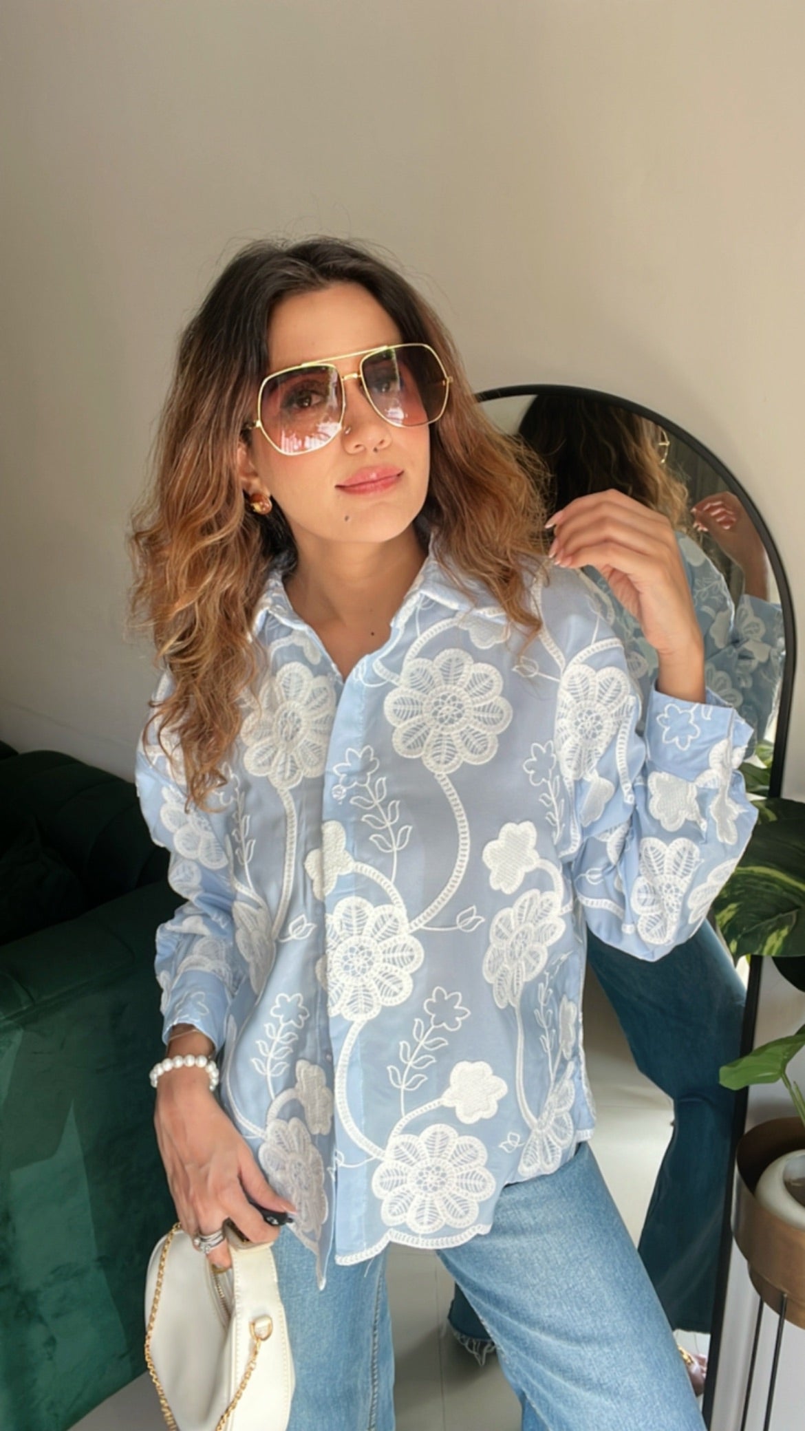 Sunshine Embroidered Shirt