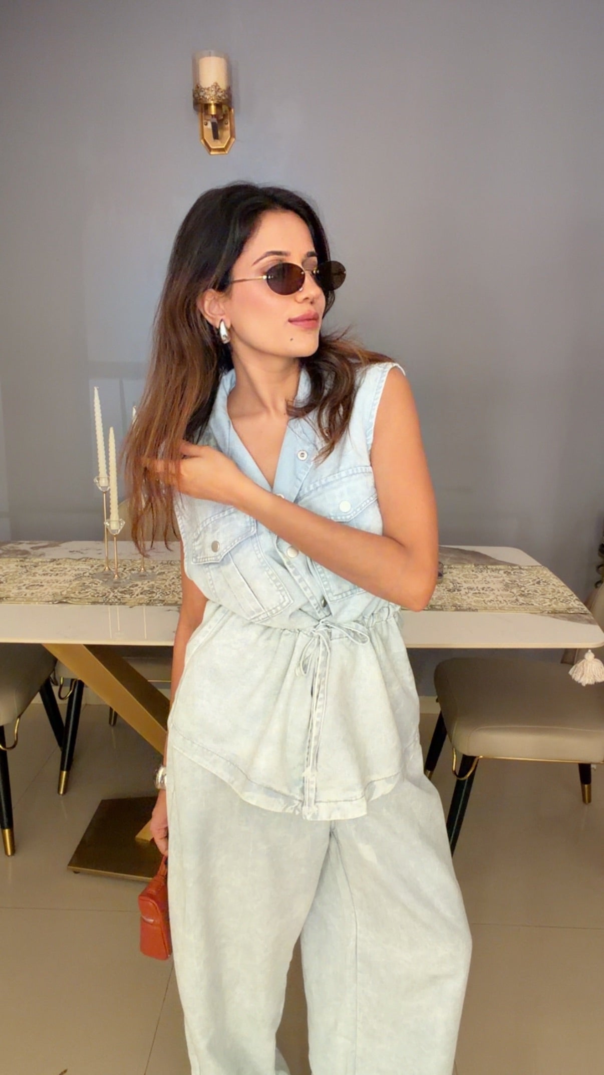 Utility Soft Denim Co-ord Set