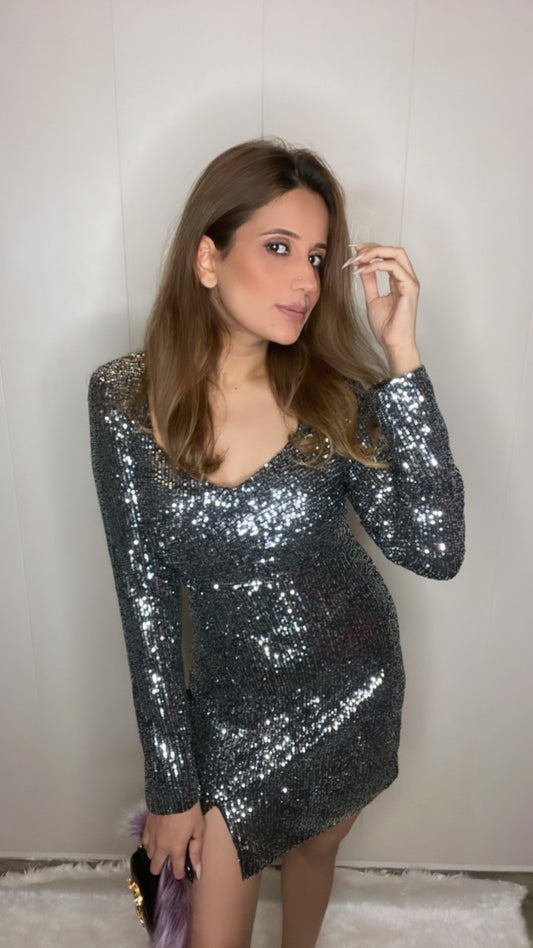 Sequin Millet Dress