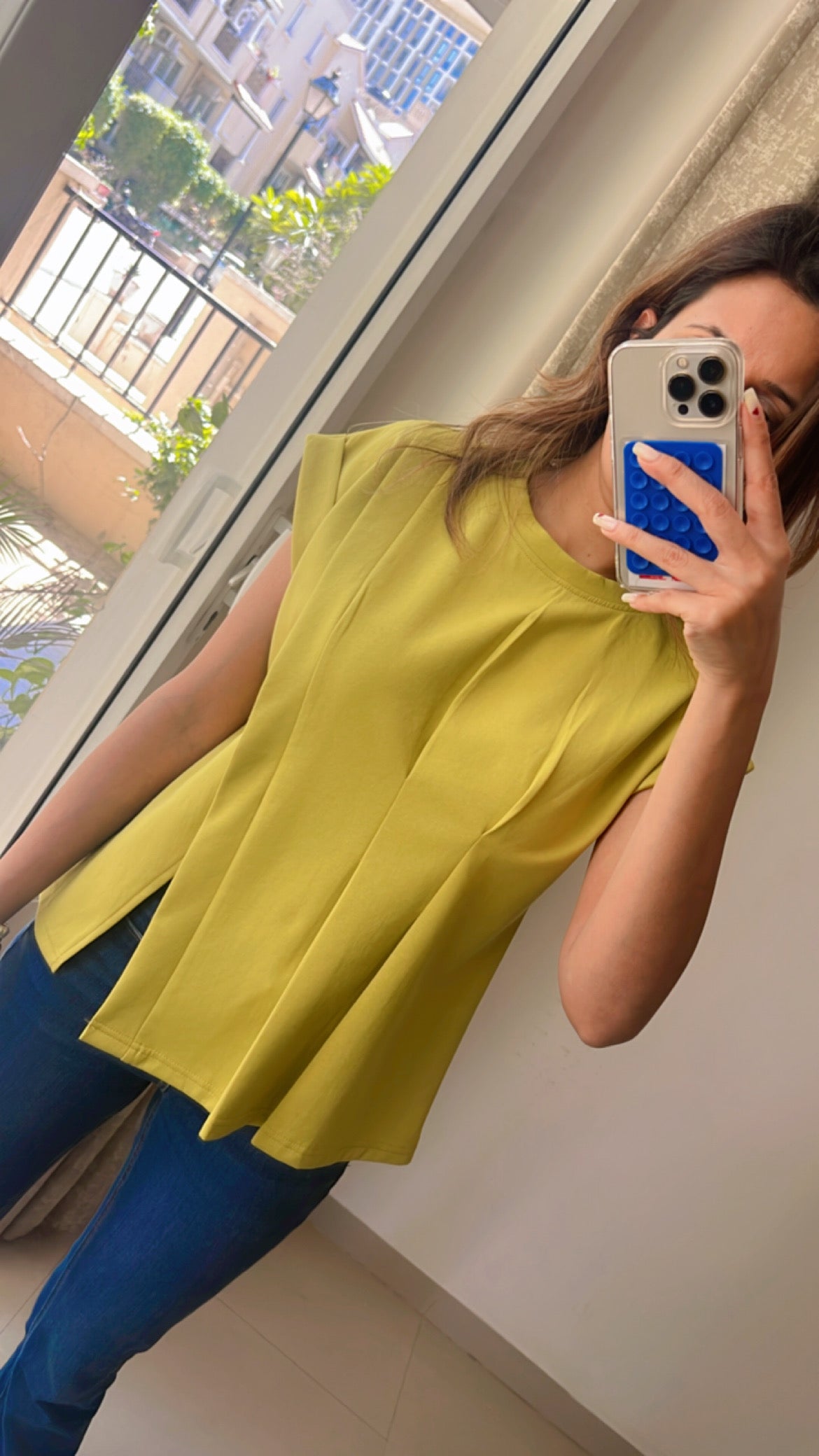 Paula Pleat Top