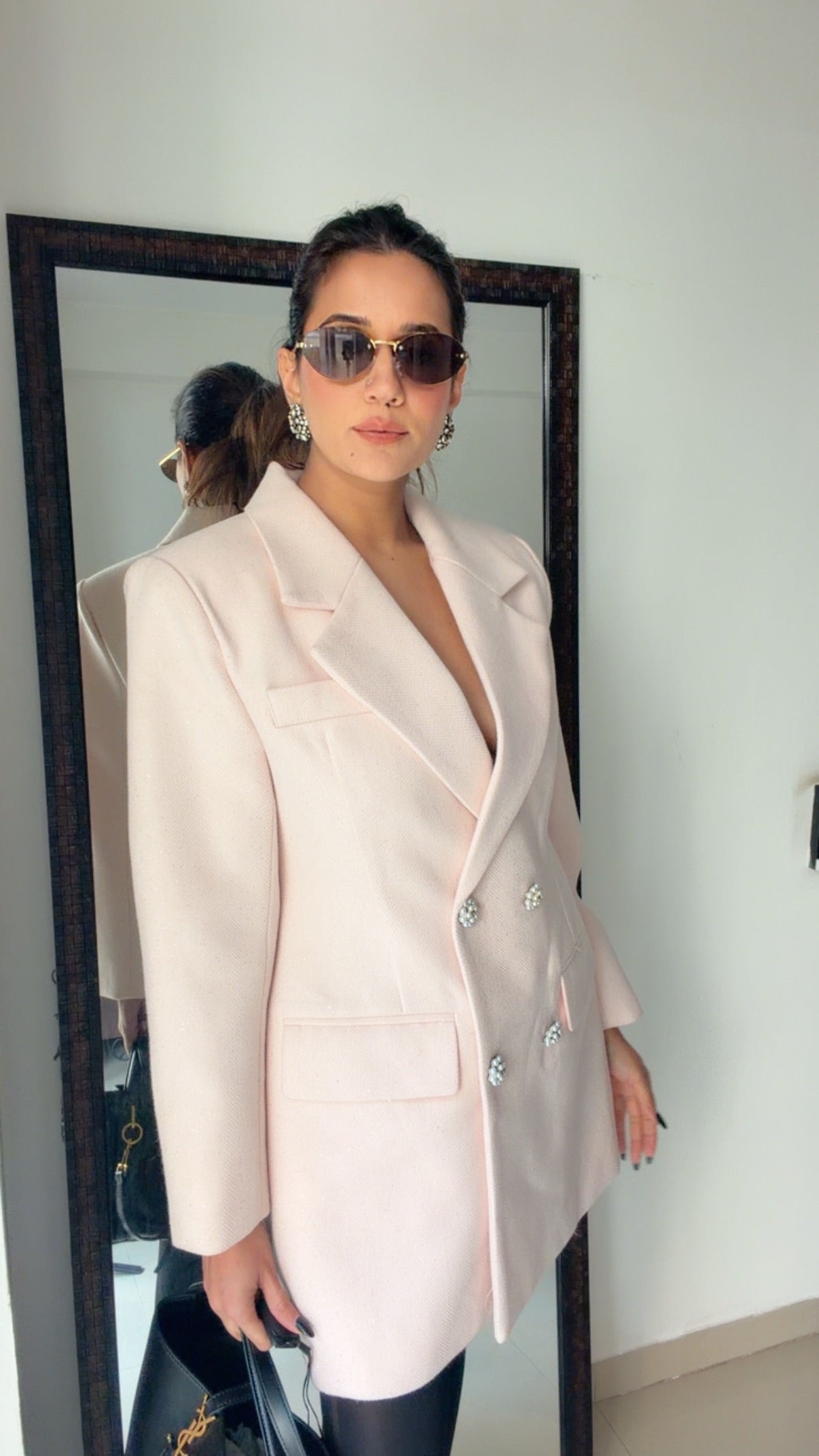 Embellished Blazer Fall Dress