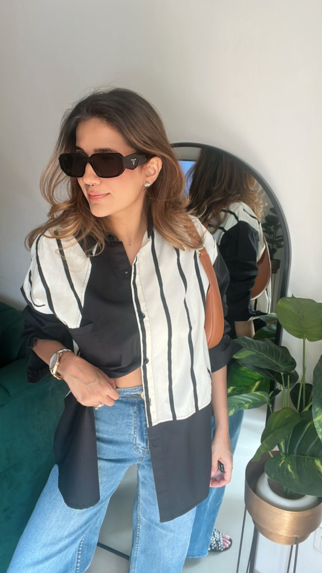Stripe Detailed Poplin Shirt