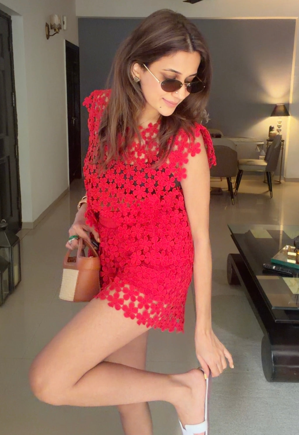 Scarlet Bloom Co-ord Set