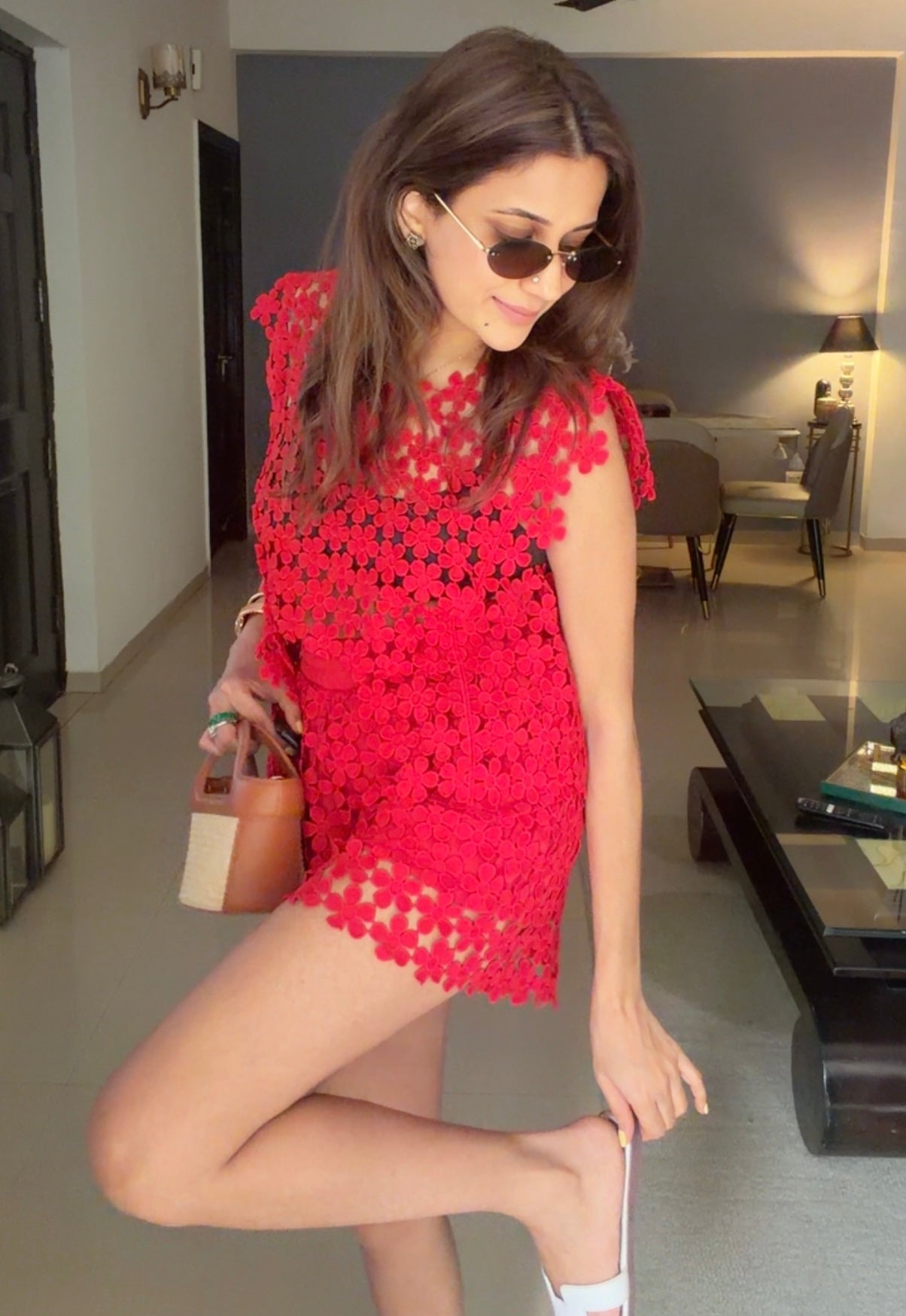 Scarlet Bloom Co-ord Set