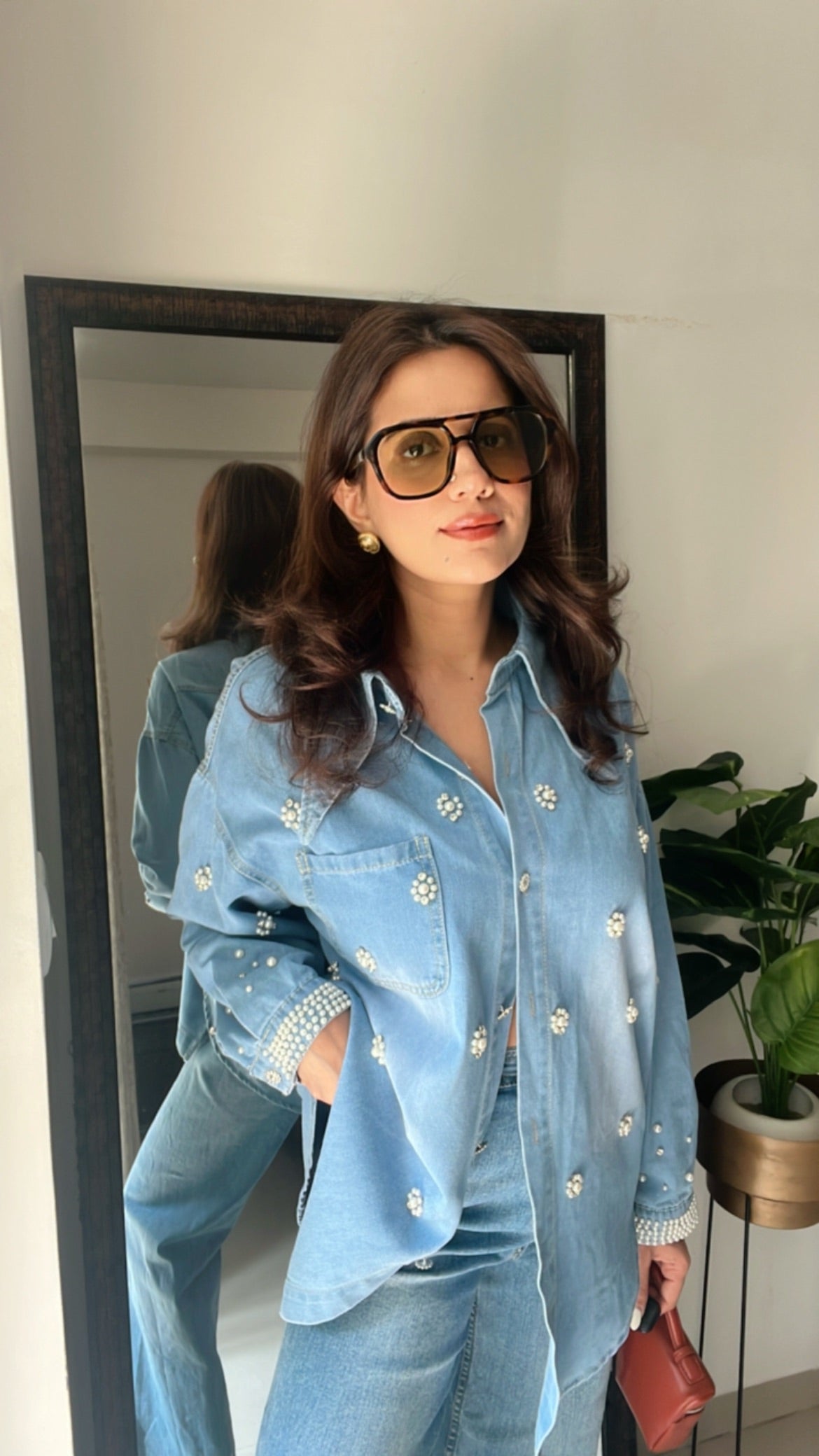 Pearl Denim Shirt