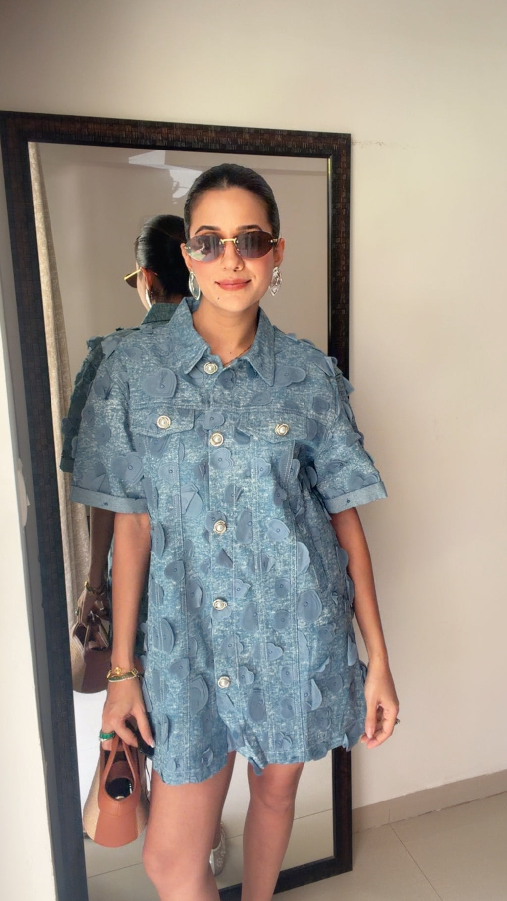 Cloud Wash Denim Dress
