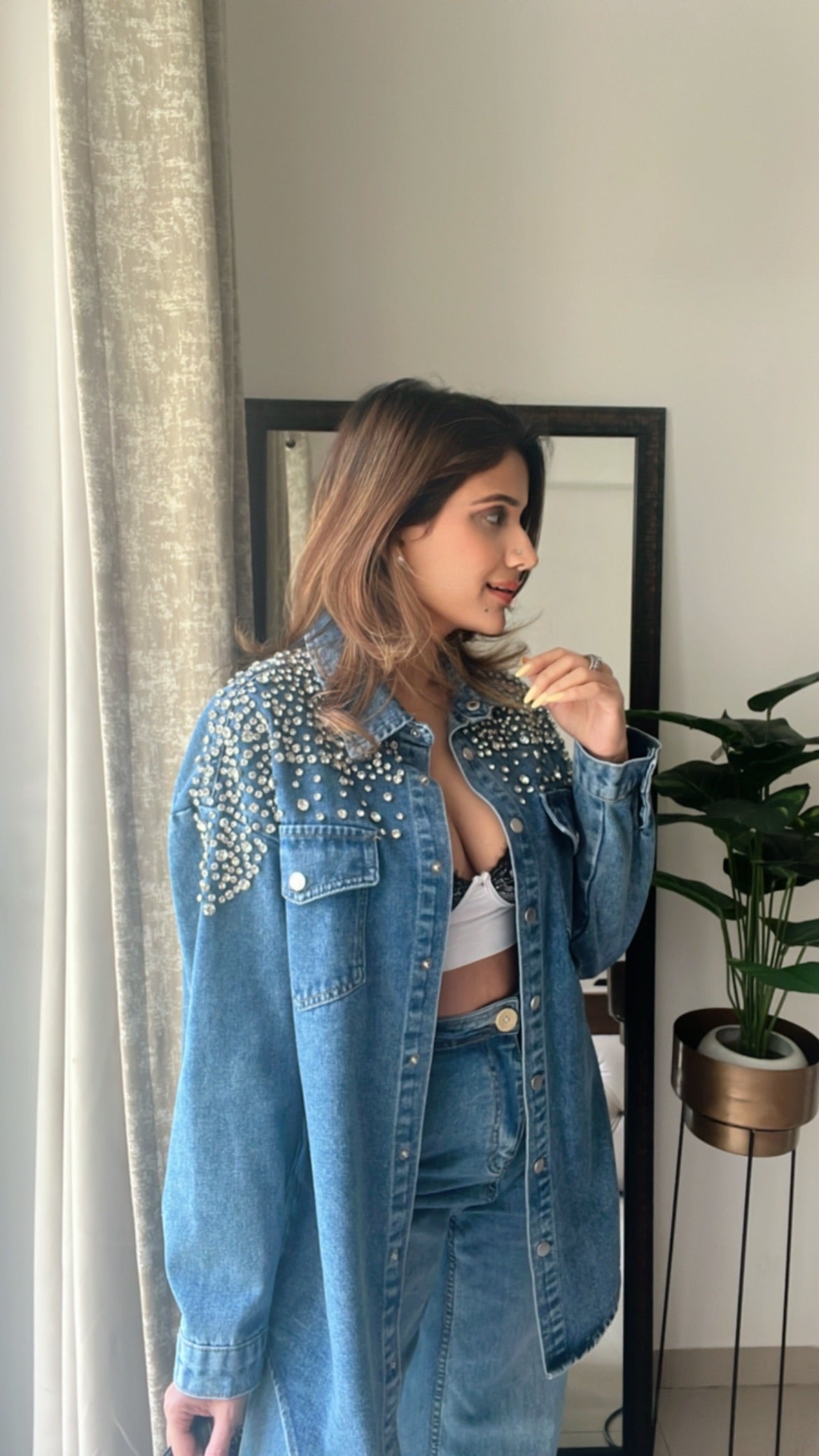 Stellar Denim Over Shirt