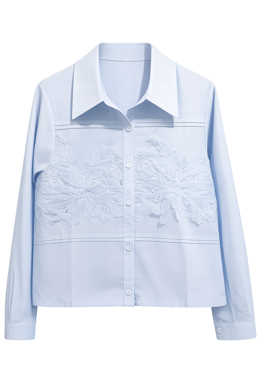 Embroidered Poplin Shirt