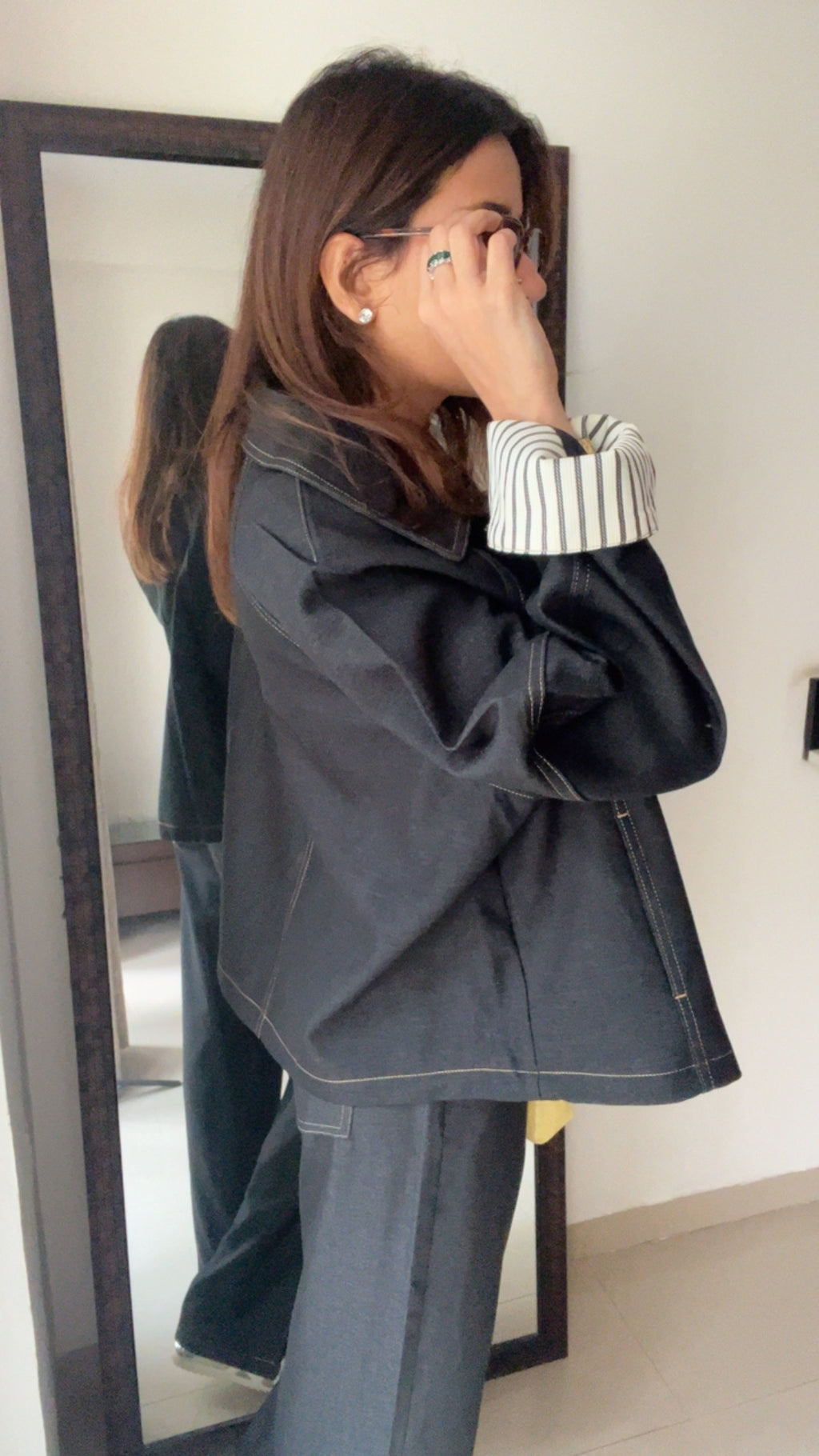 Monotone Denim Fall Co-ord