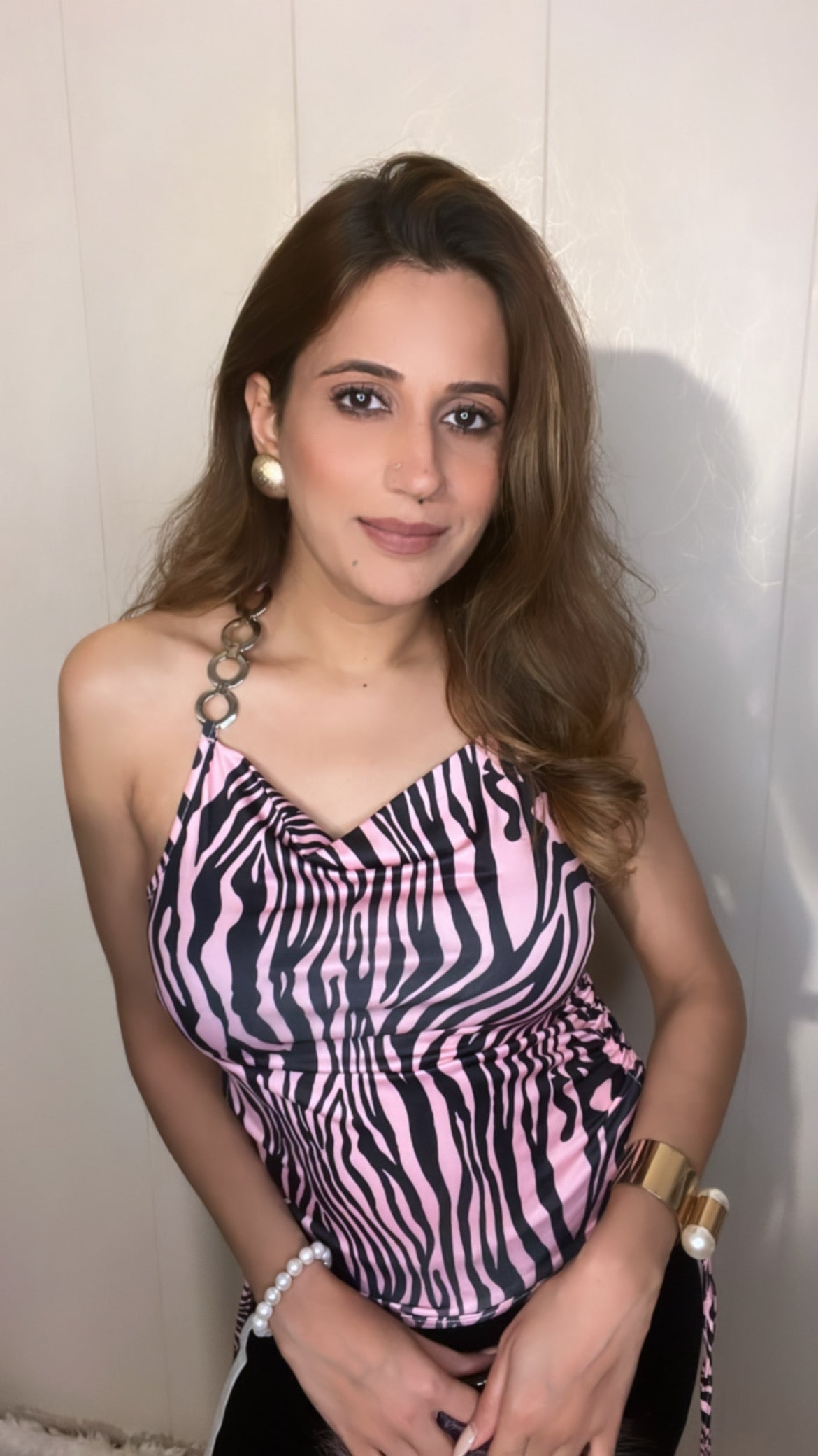 Ring Halter Neck Top