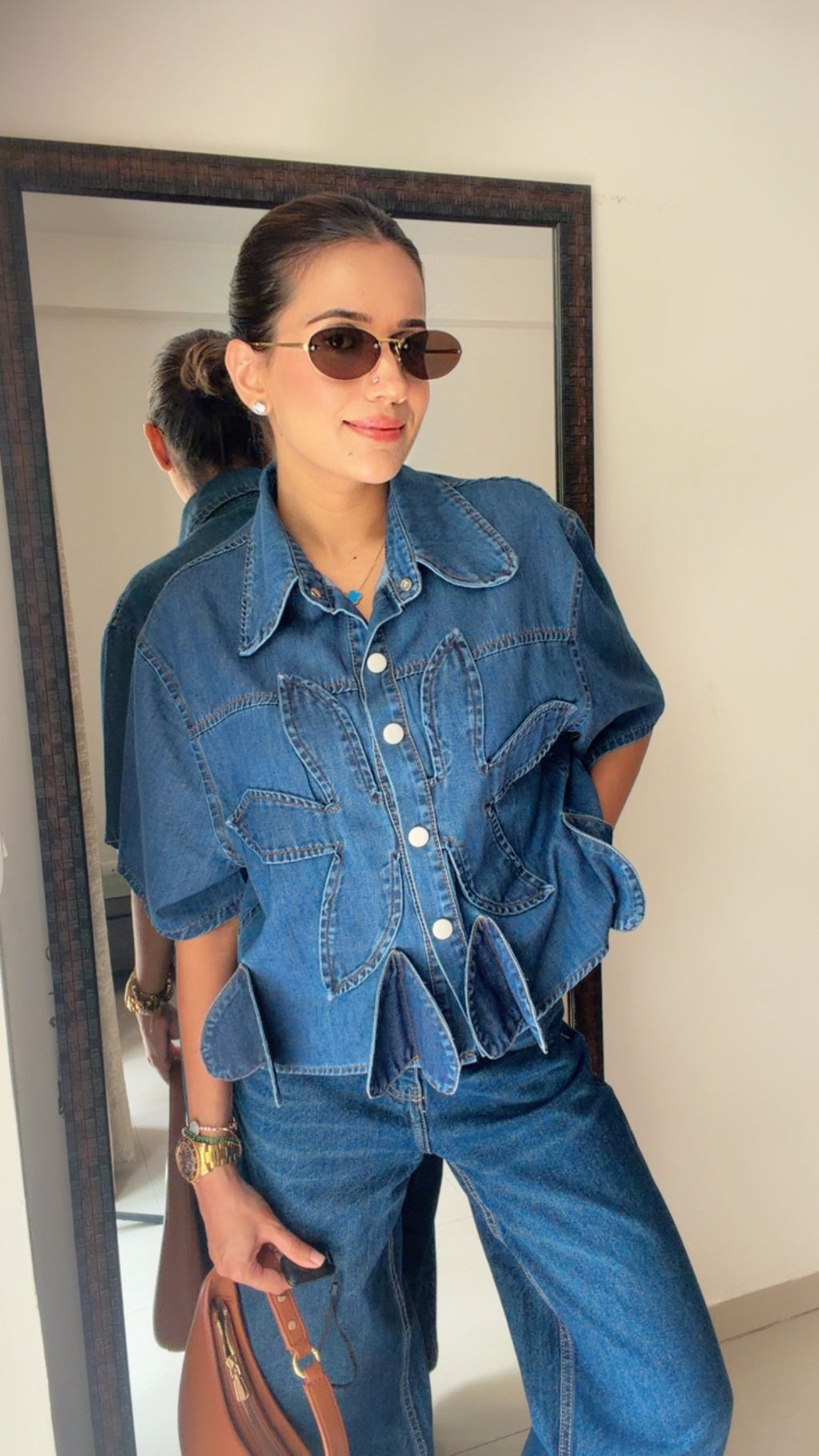 Heart Edge Denim Shirt