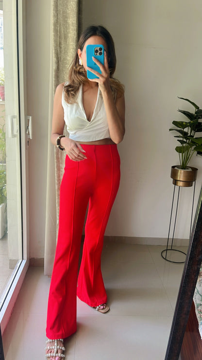 High Rise Flaired Lounge Pant