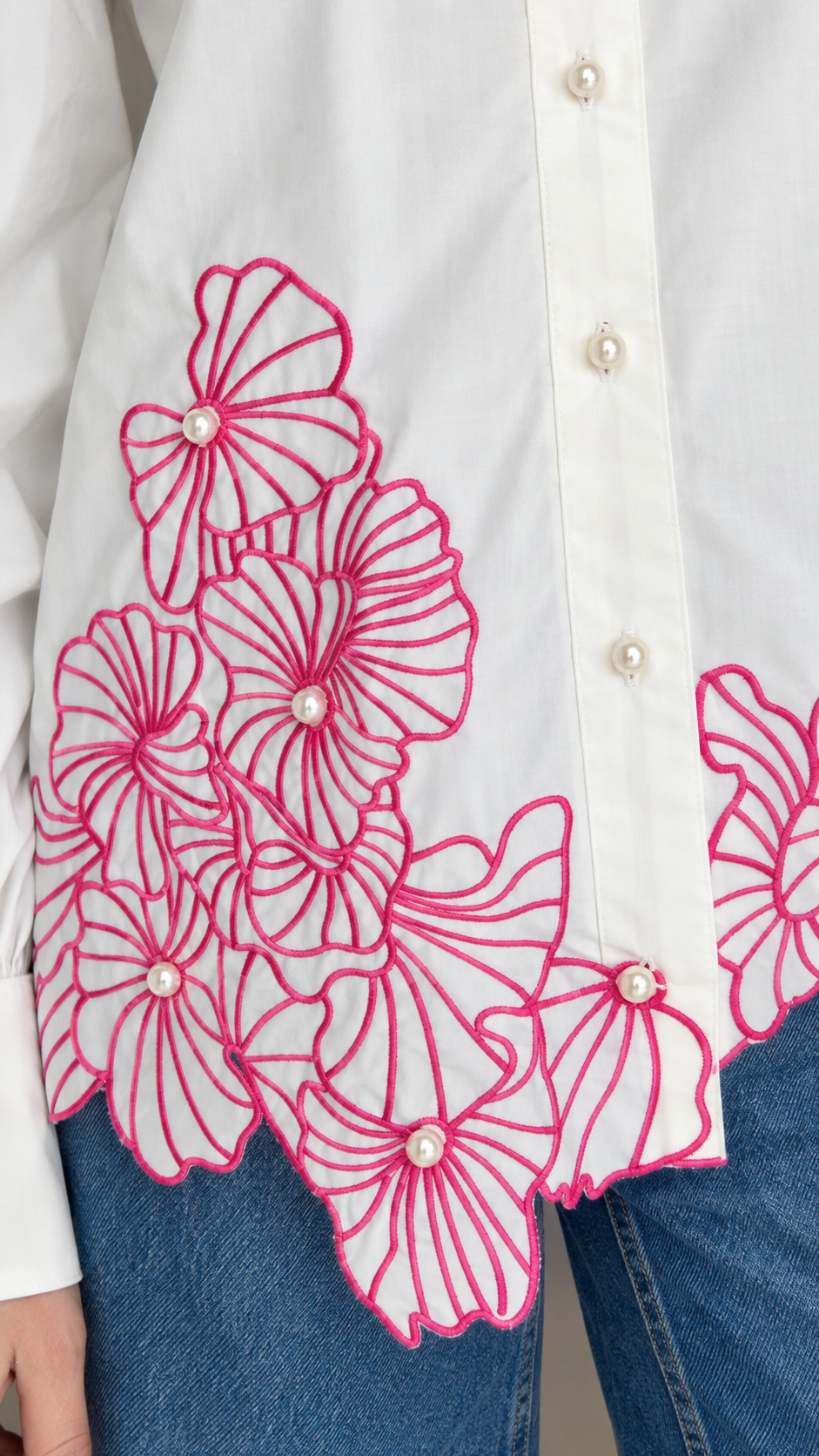 Petal Poetry Poplin Shirt