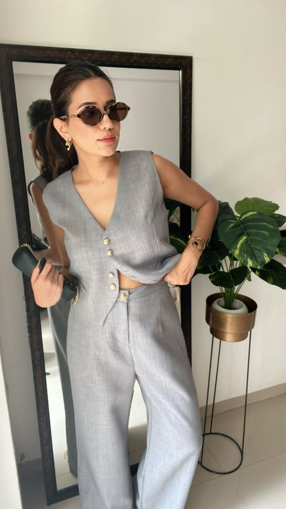 Linen Vest Co-ord