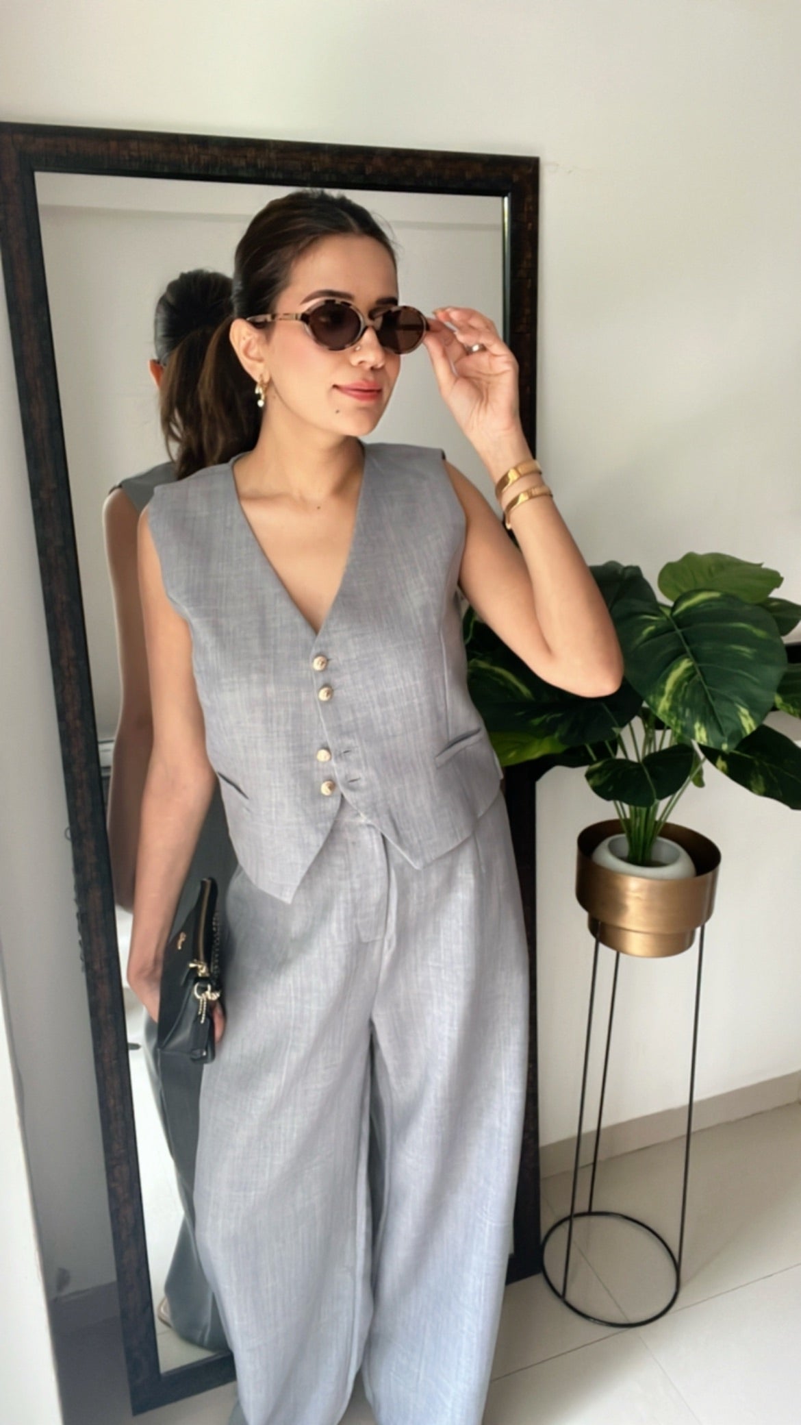 Linen Vest Co-ord