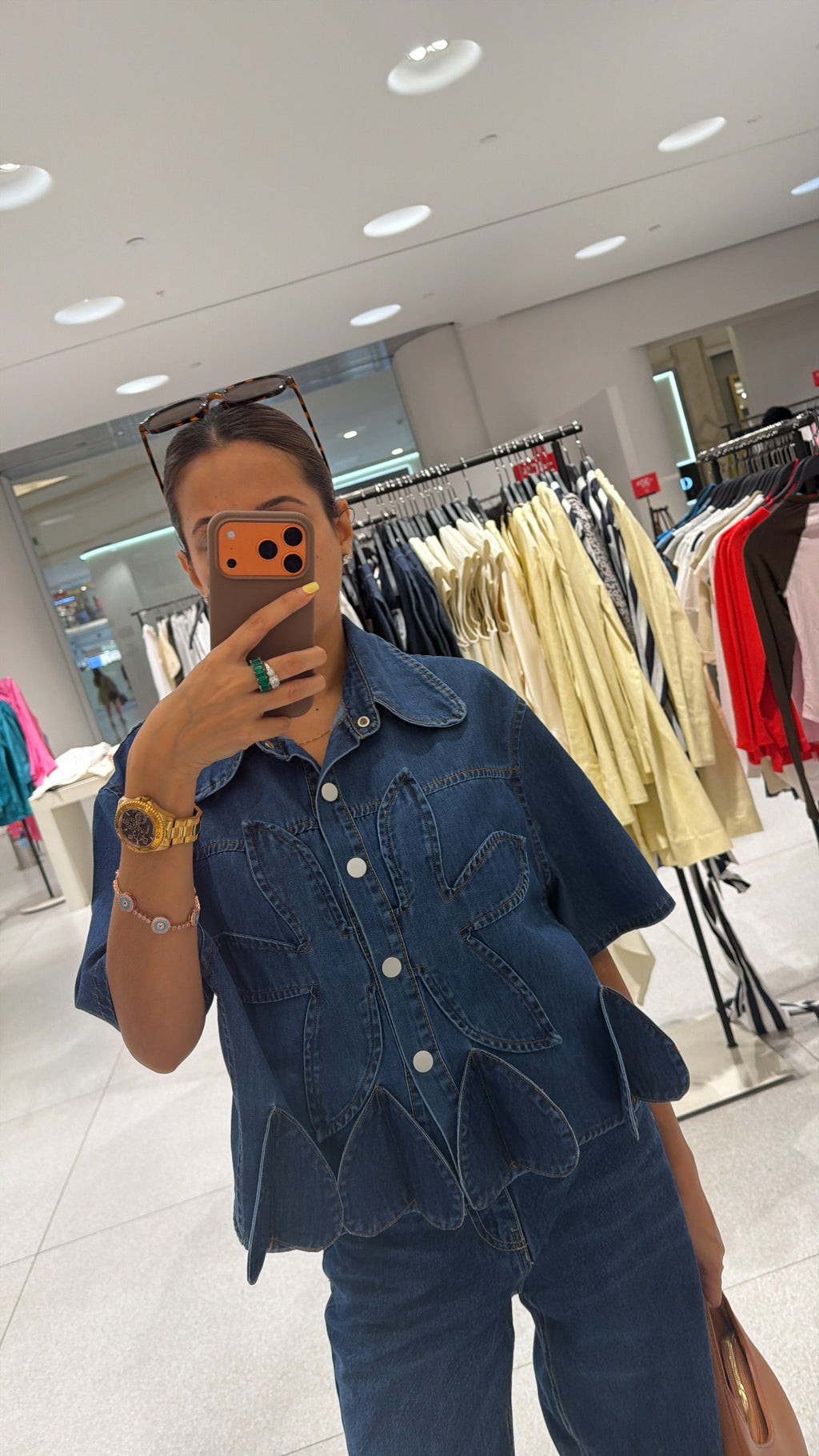 Heart Edge Denim Shirt