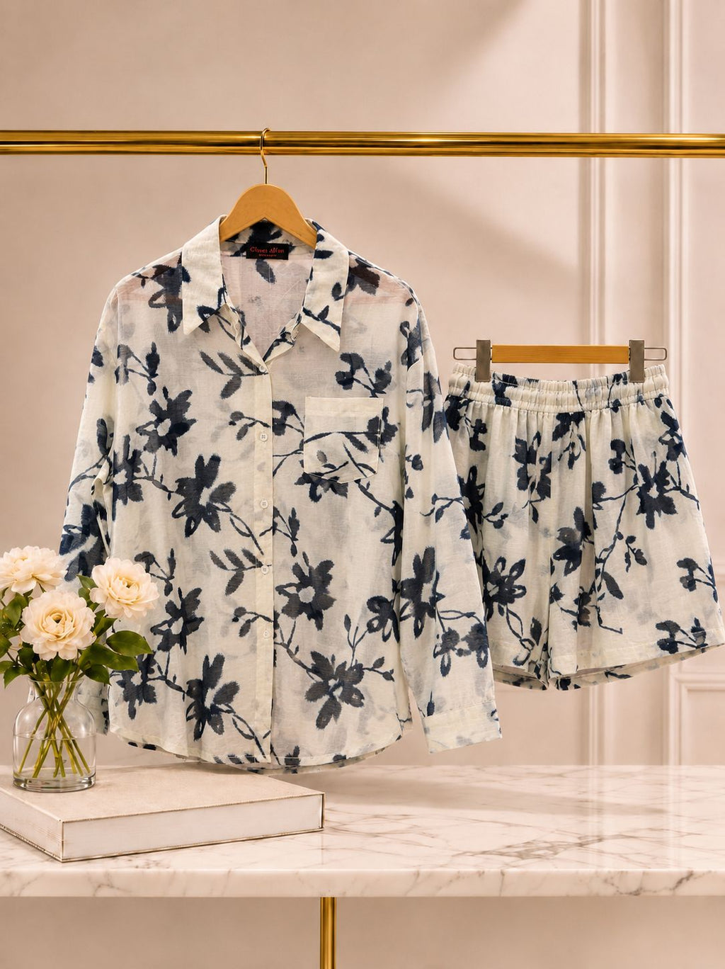White Floral Co-Ord Set