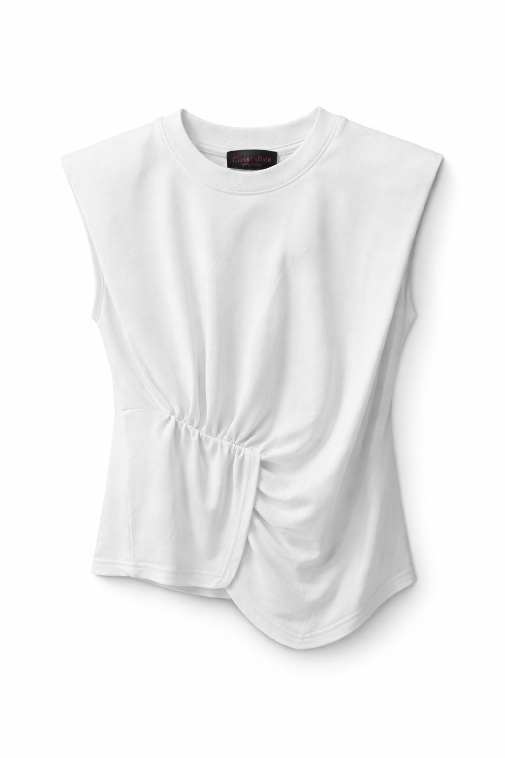 Shoulder Padded Tee Top