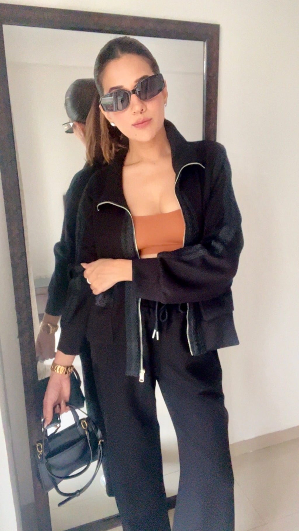 Textured Detailed Fall Lounge Set