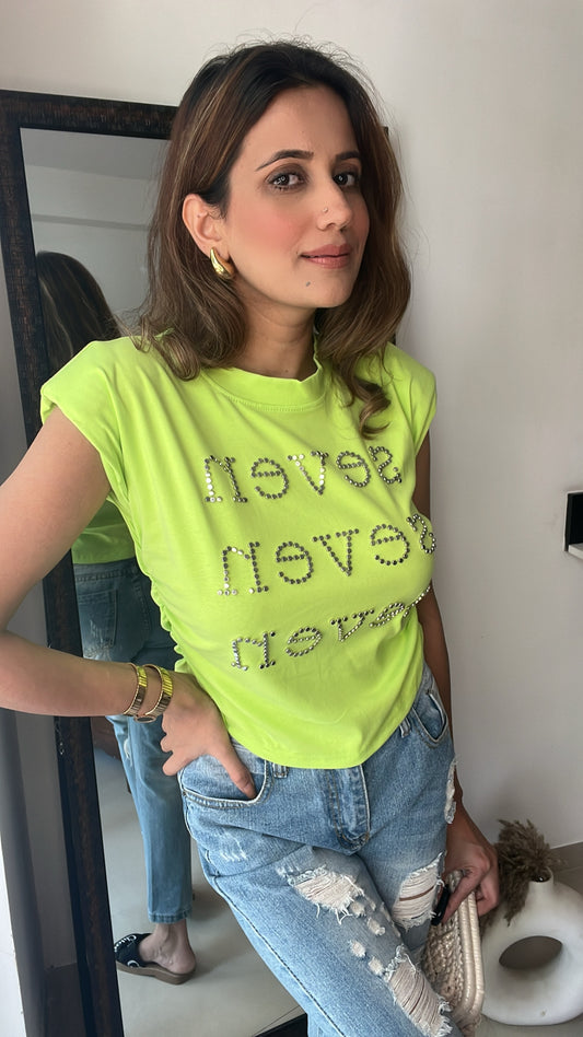 Shoulder Padded Tee