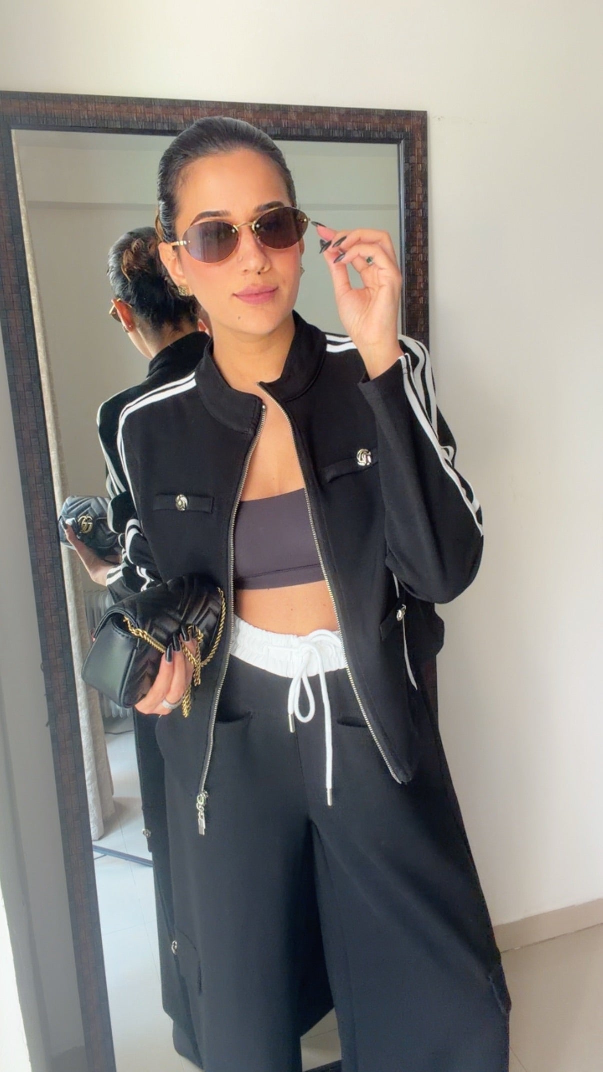 Zip-Front Track-Style Lounge Set