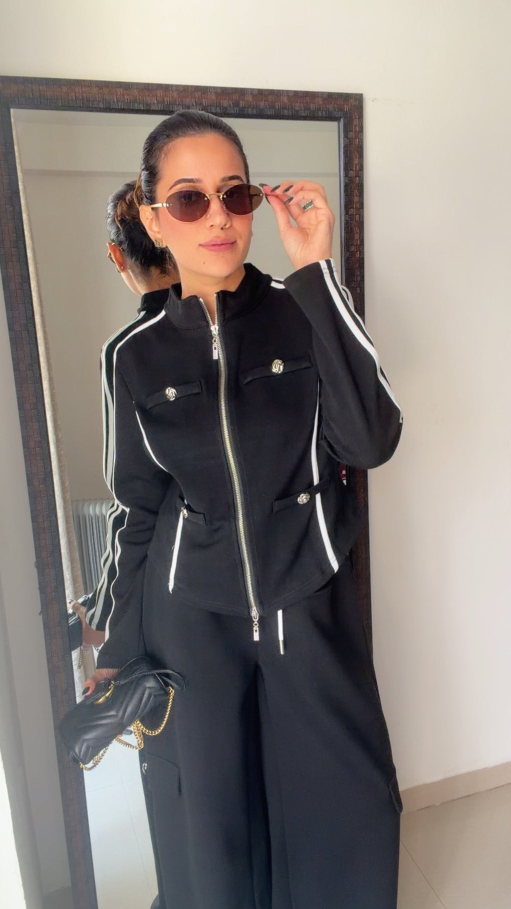 Zip-Front Track-Style Lounge Set