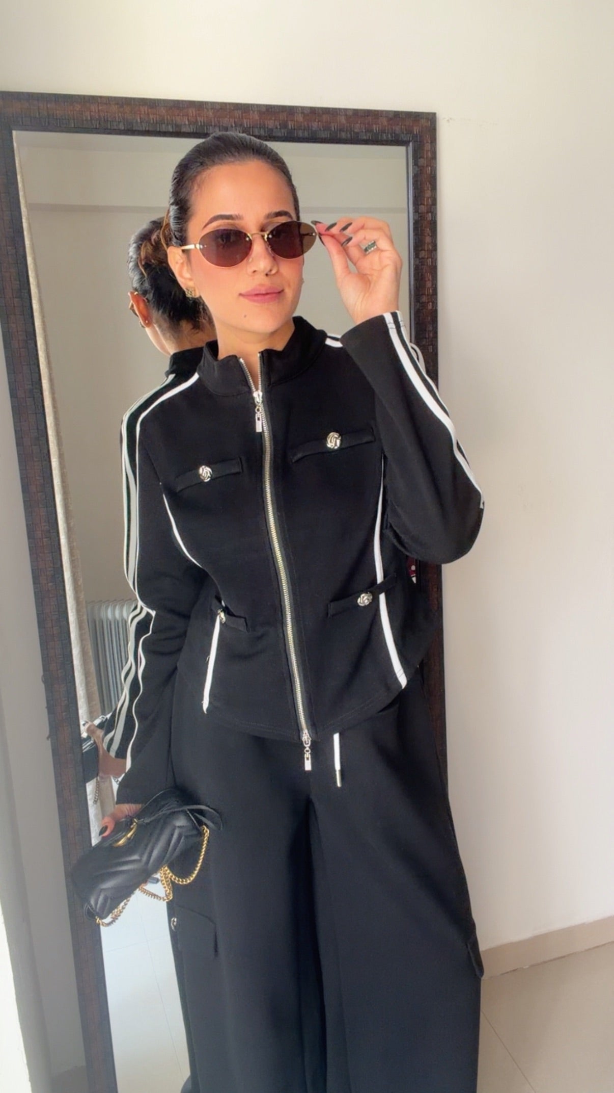 Zip-Front Track-Style Lounge Set