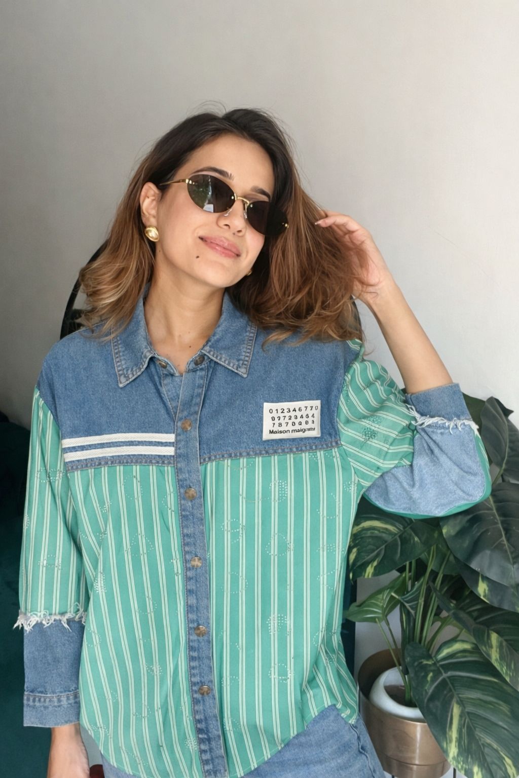 Pastel Stripe Poplin Shirt