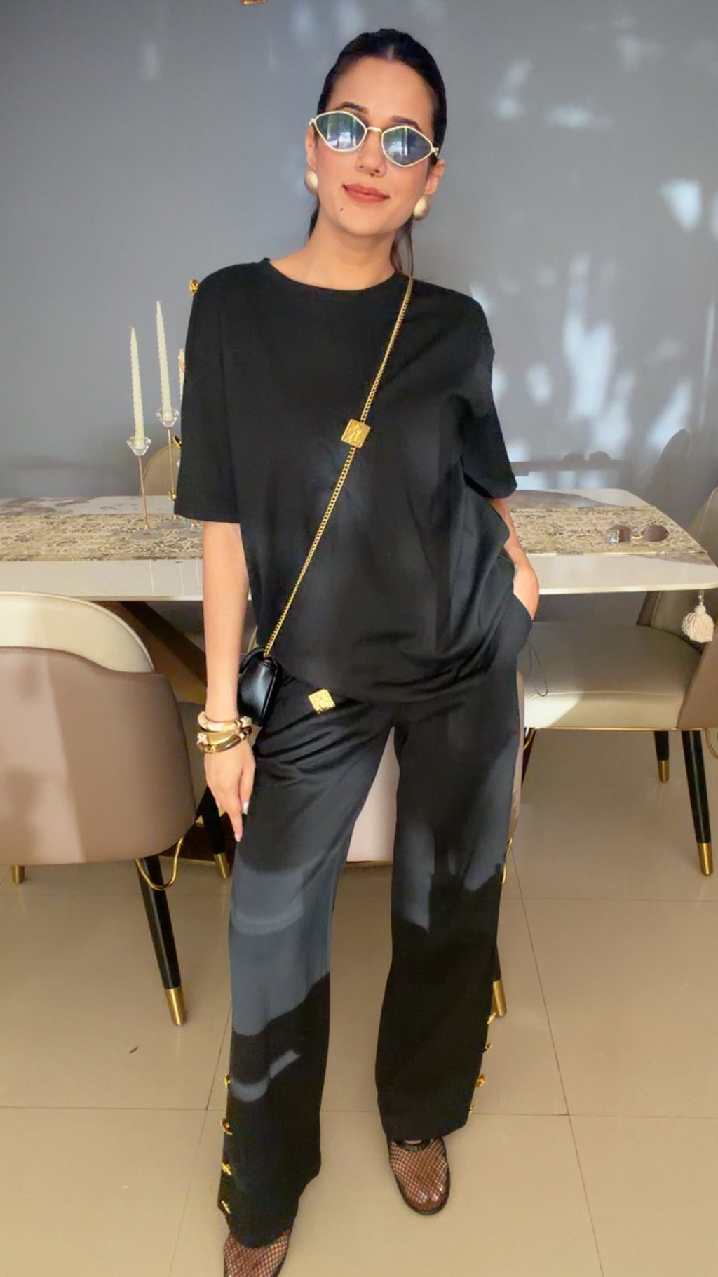 Monotone Relaxed Fit Co-ord Set