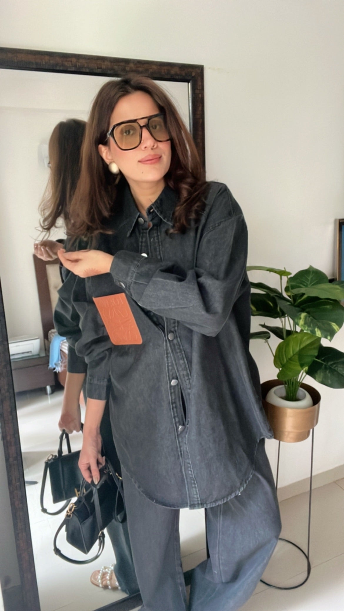 Ash Black Denim Co-ord