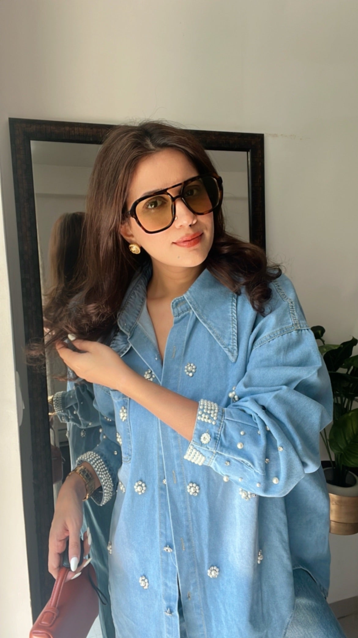Pearl Denim Shirt