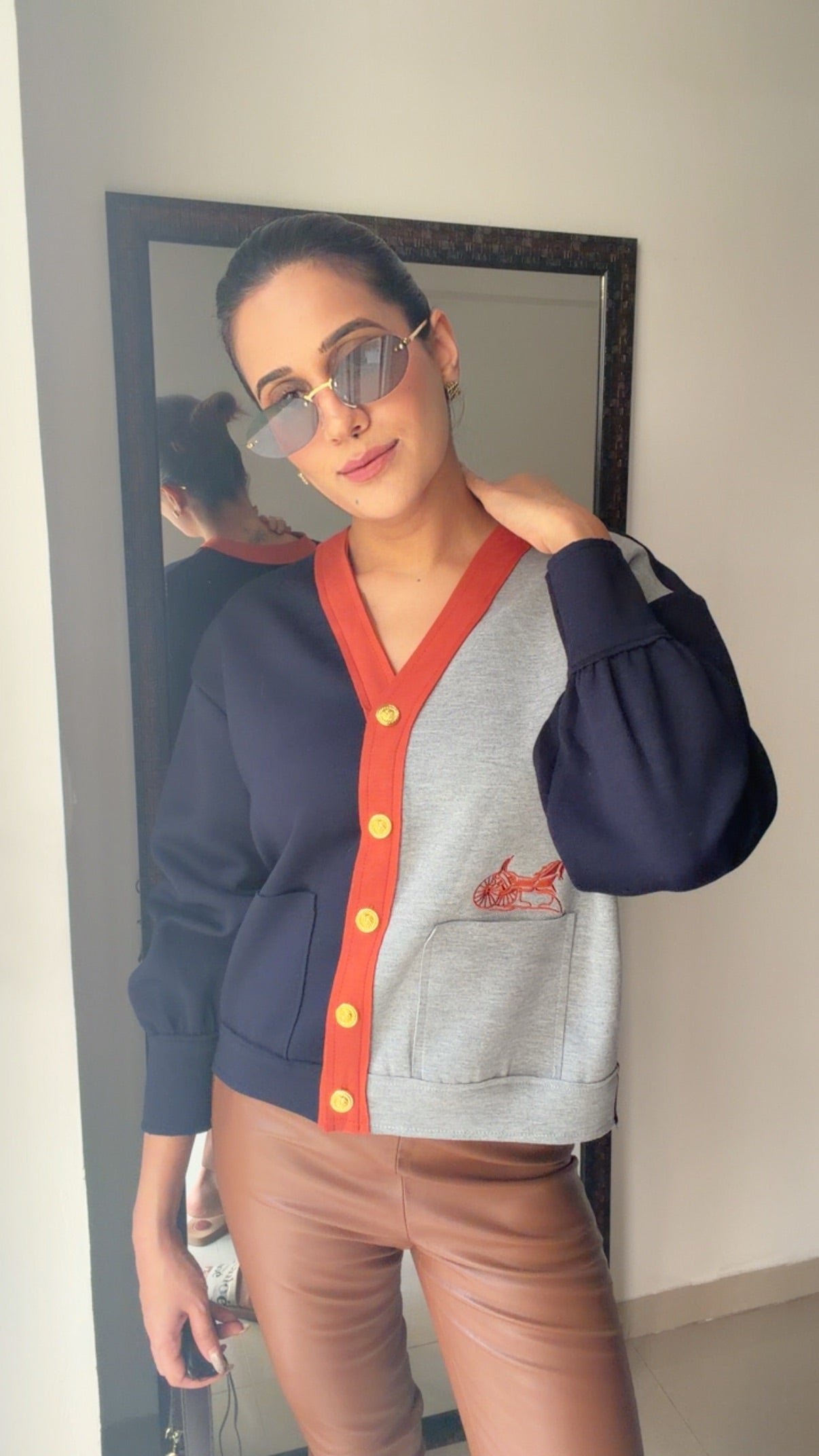 Colorblock Comfort Fall Cardigan