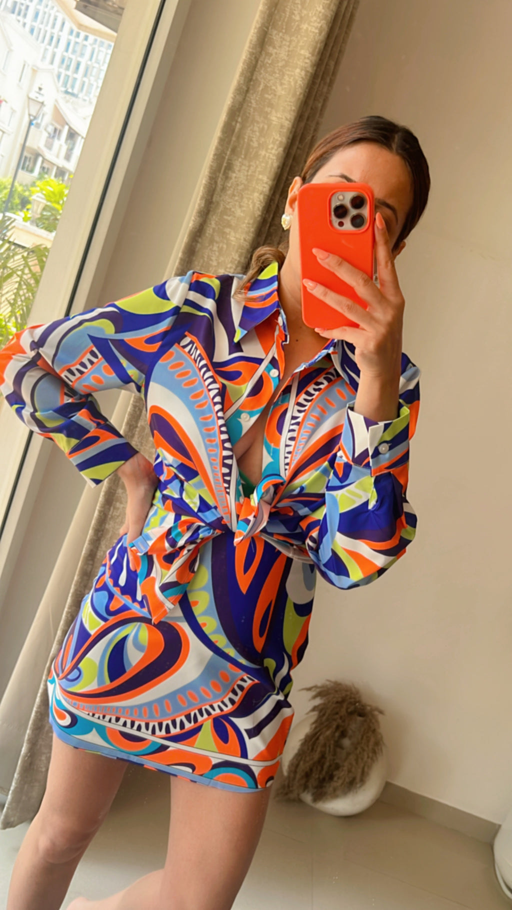 Abstract Colorblock Co-ord