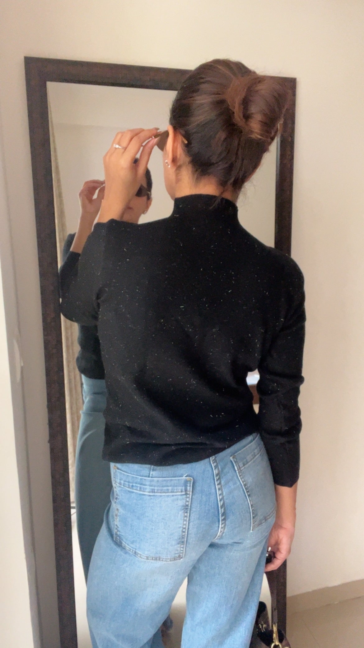 Polo Neck Layered Fall Top