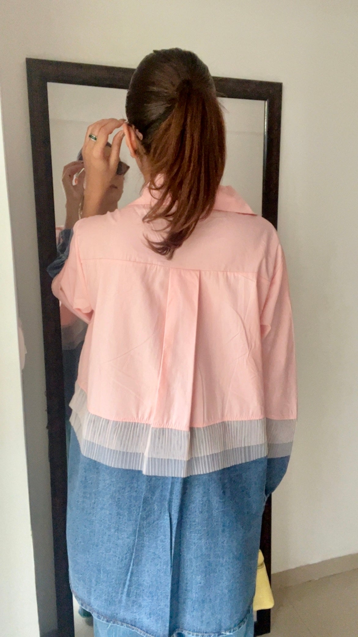 Studded Poplin Shirt