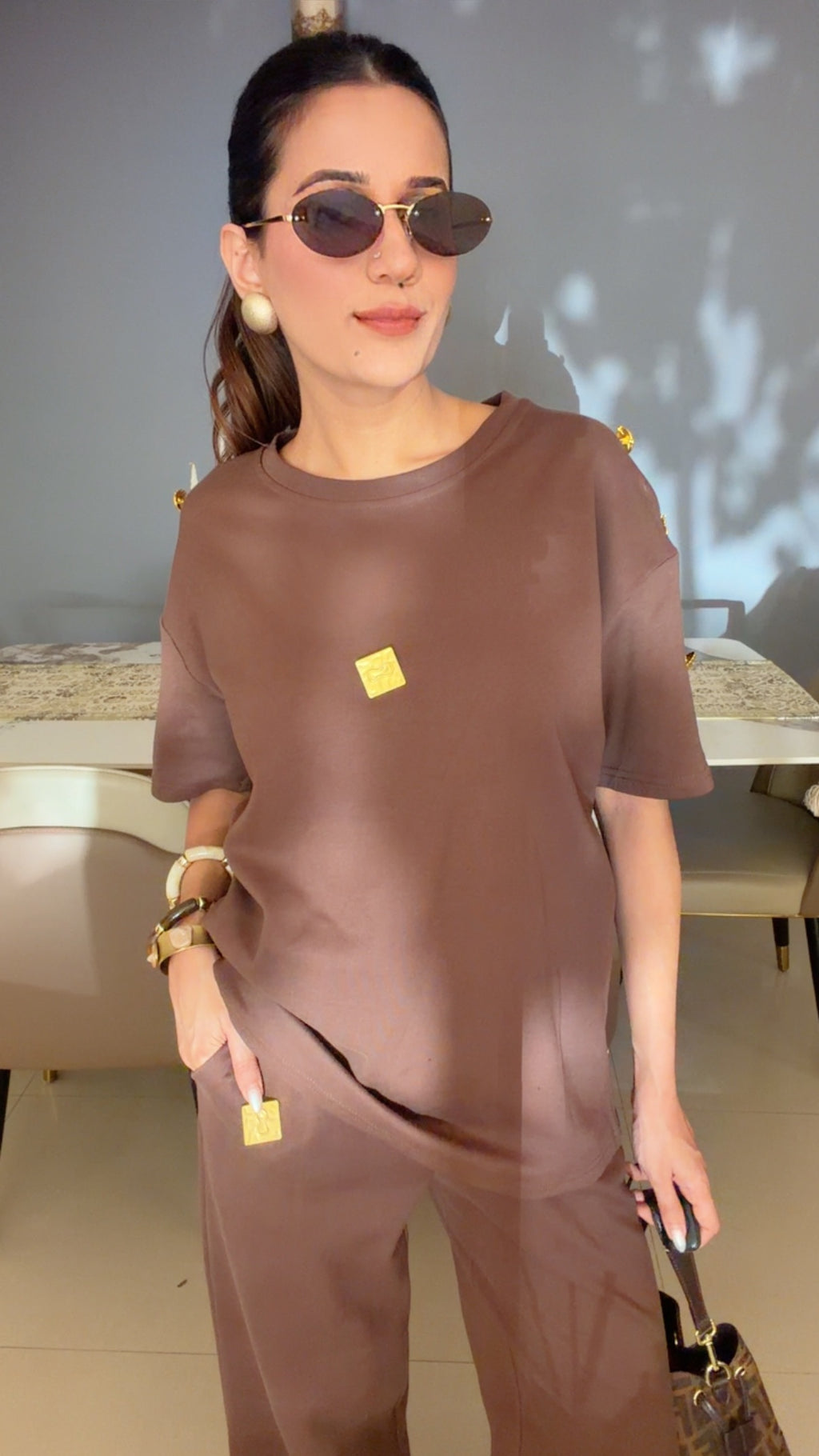 Monotone Relaxed Fit Co-ord Set