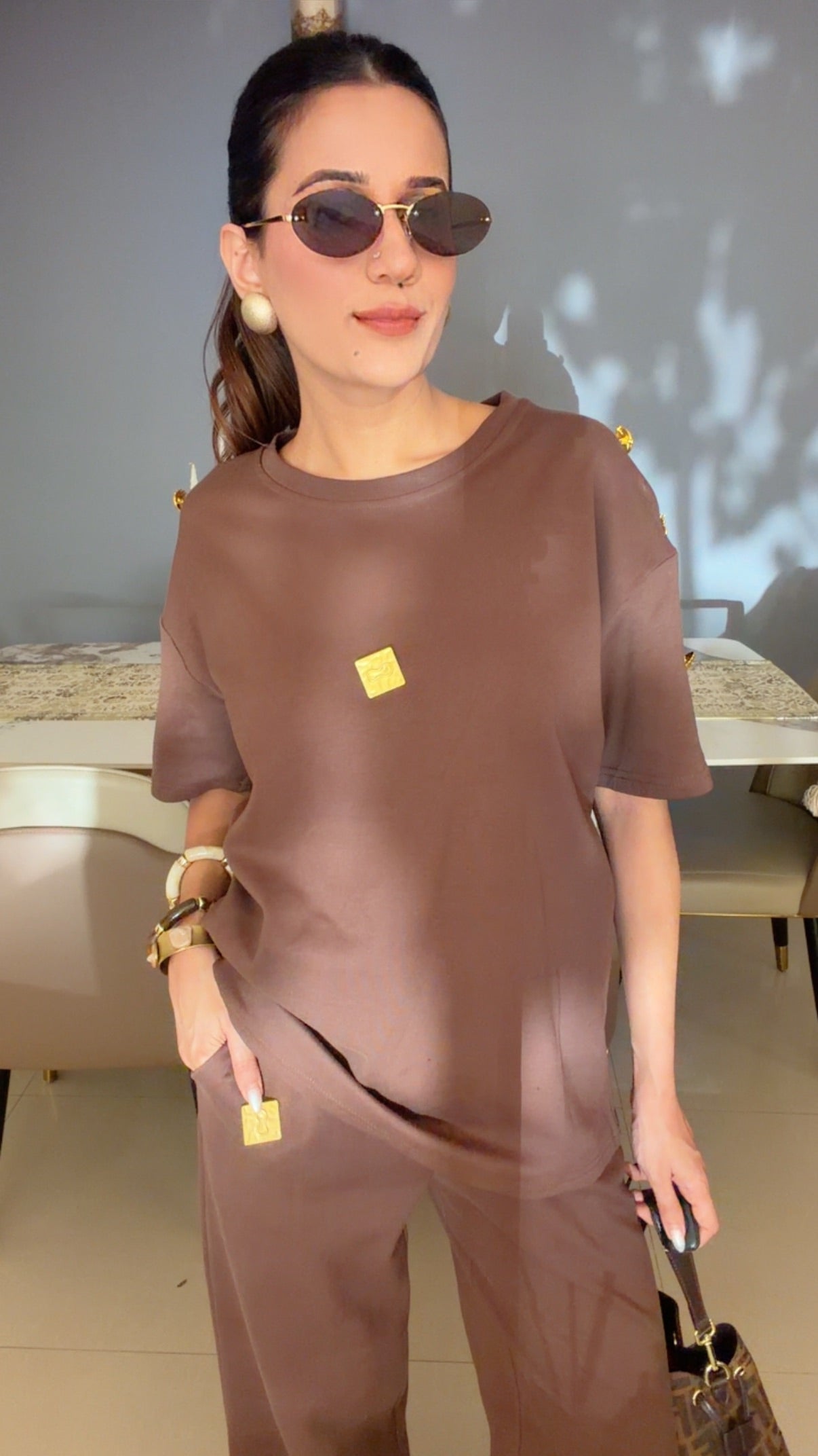 Monotone Relaxed Fit Co-ord Set