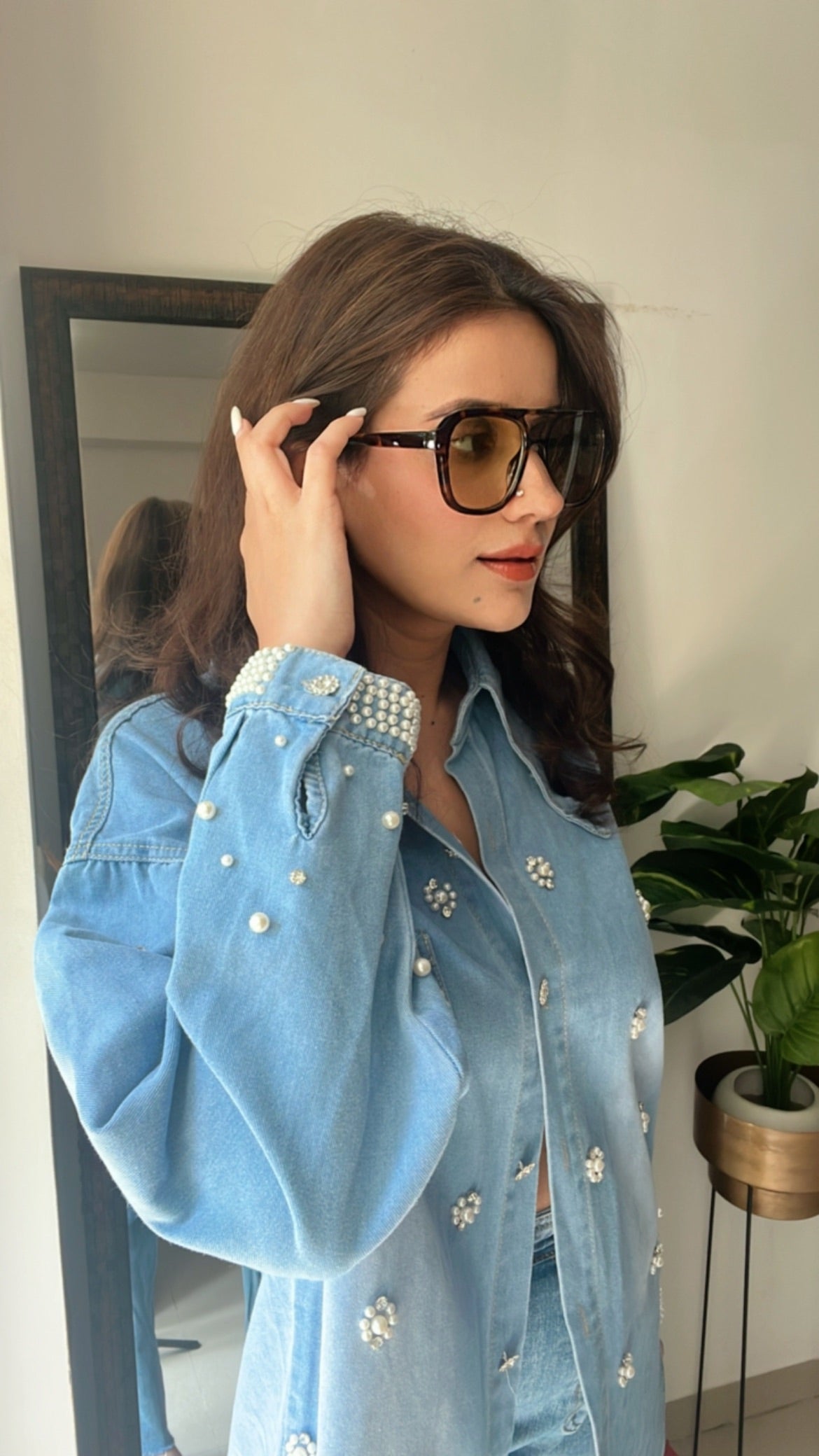 Pearl Denim Shirt