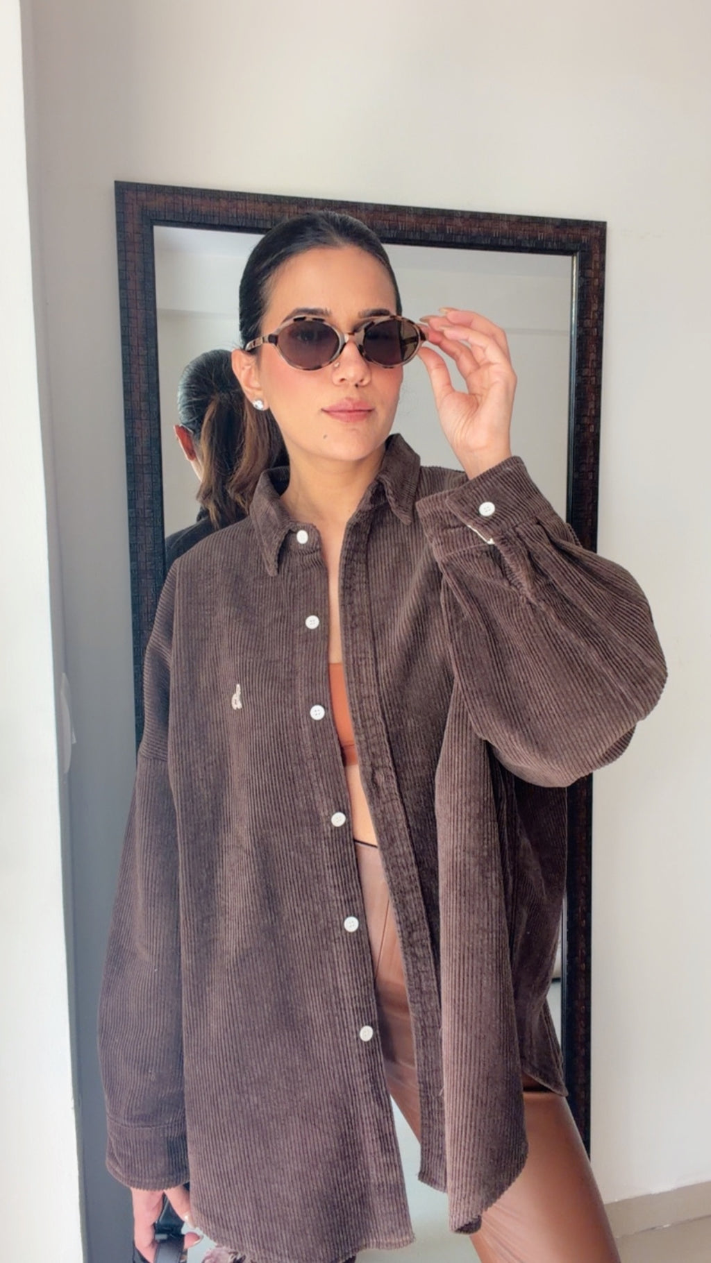 Corduroy Reversible Cuff Fall Shirt