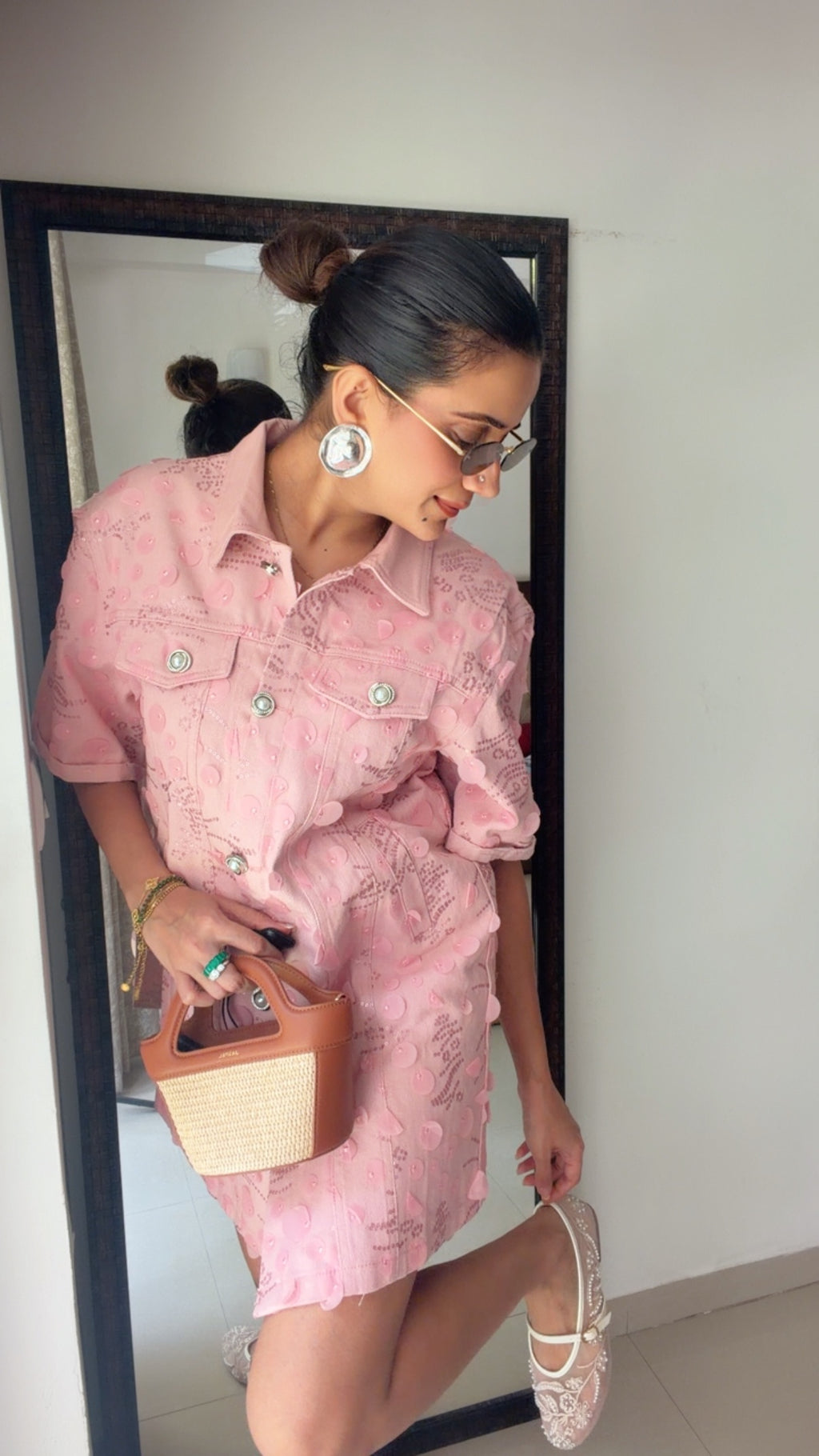 Cloud Wash Denim Dress