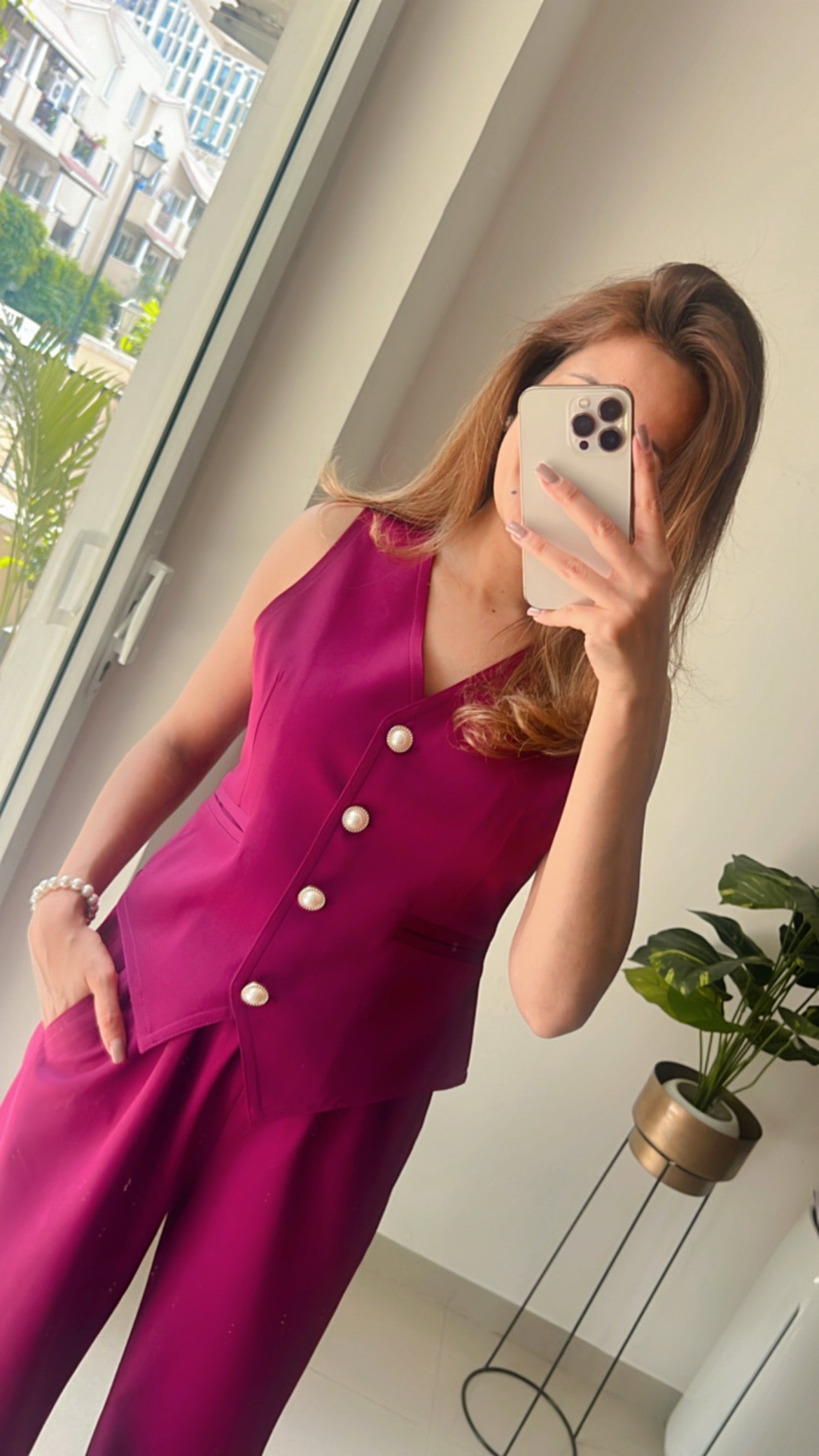 Monotone Waiscoat Co-ord