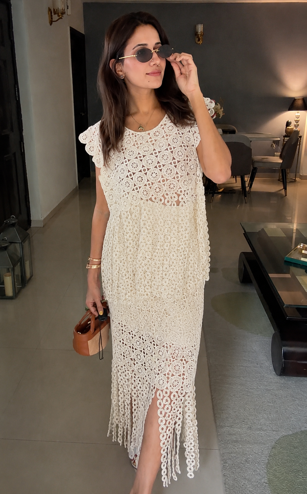 Coral Eclipse Cover-Up Co-ord Set