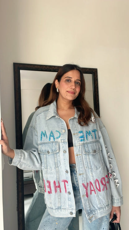 Statement Denim Fall Jacket