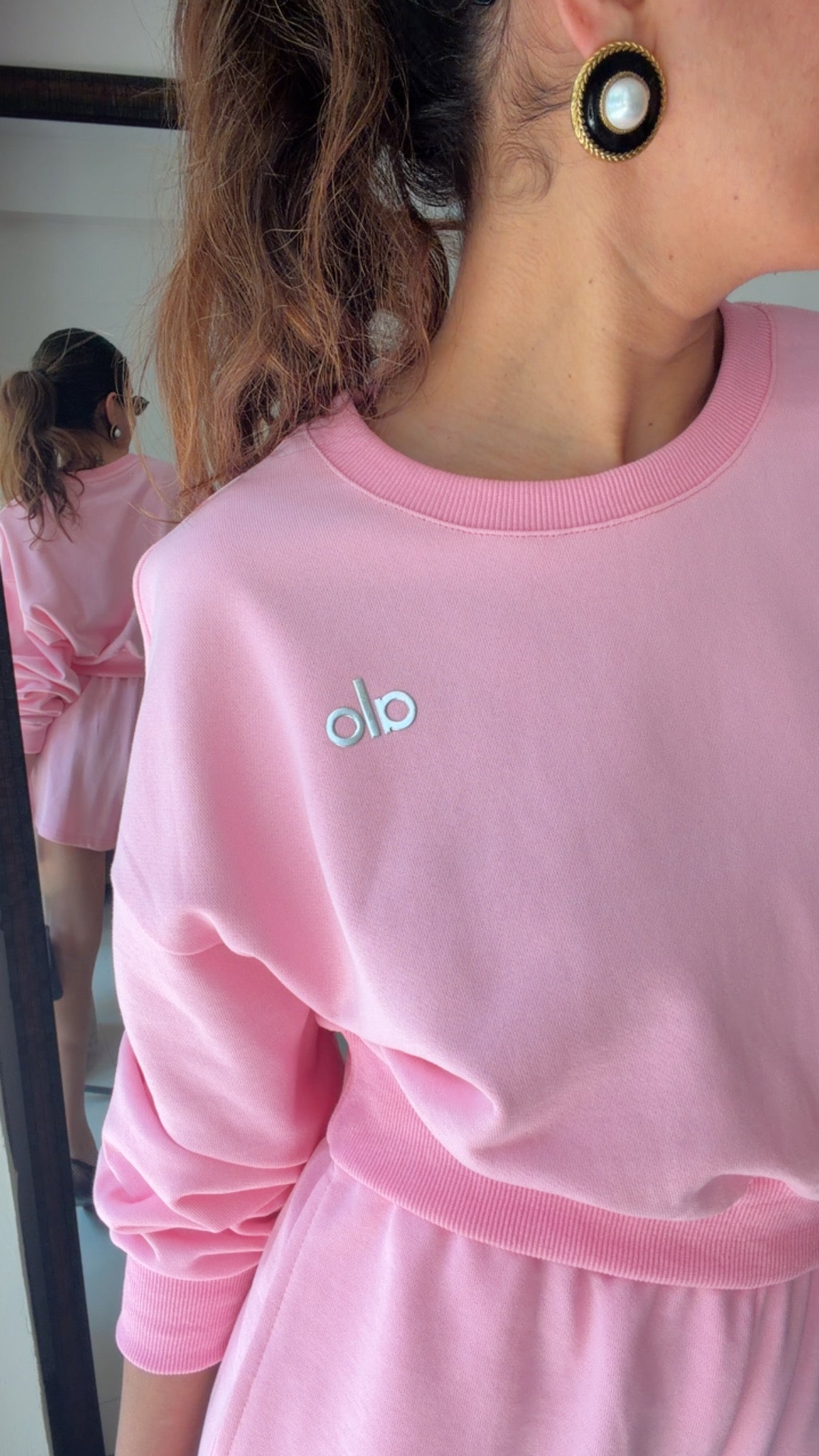 Washed Summer Sweatshirt & Shorts Set